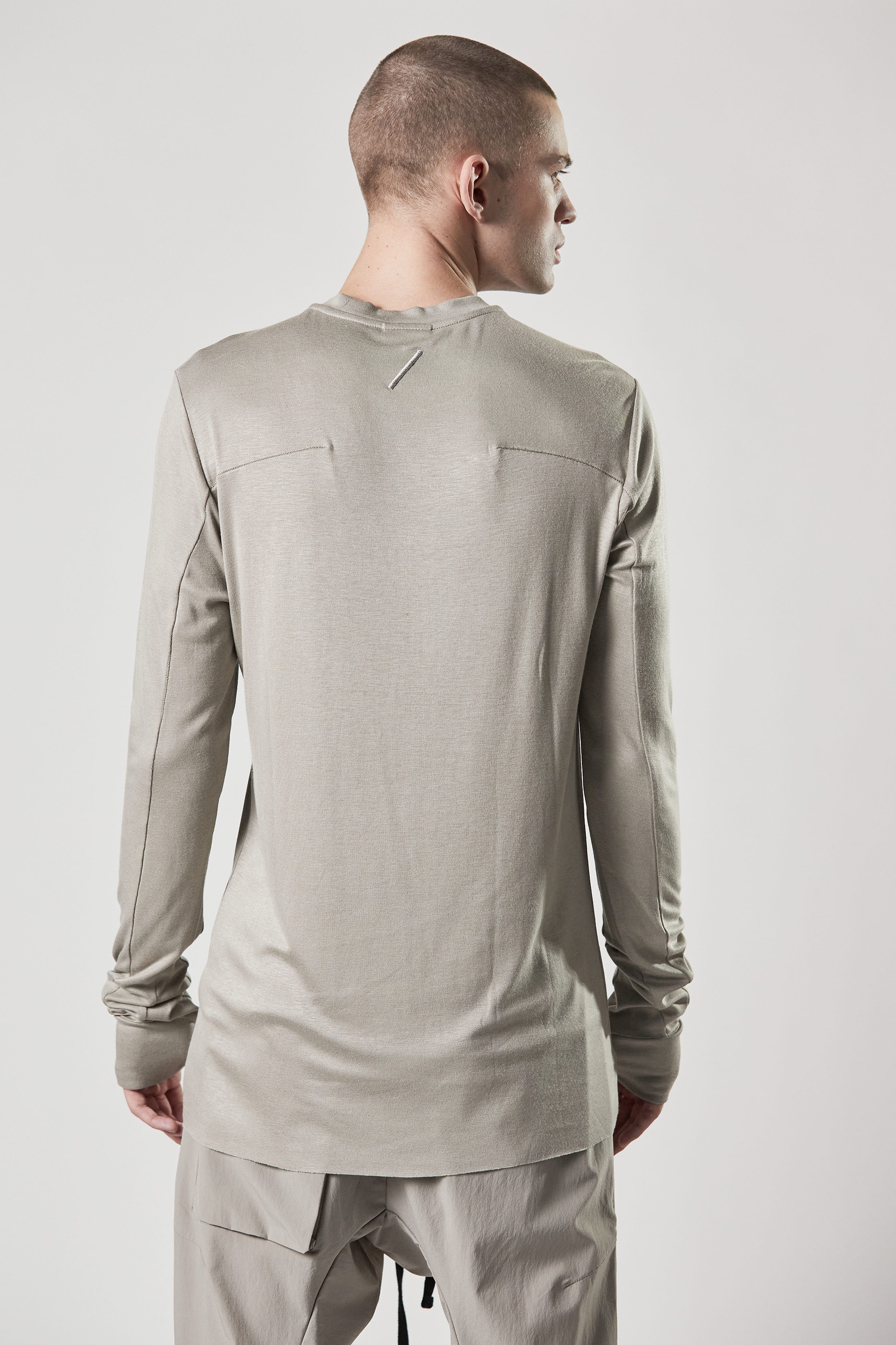 THOM KROM Viscose Stretch Long Sleeve T-Shirt