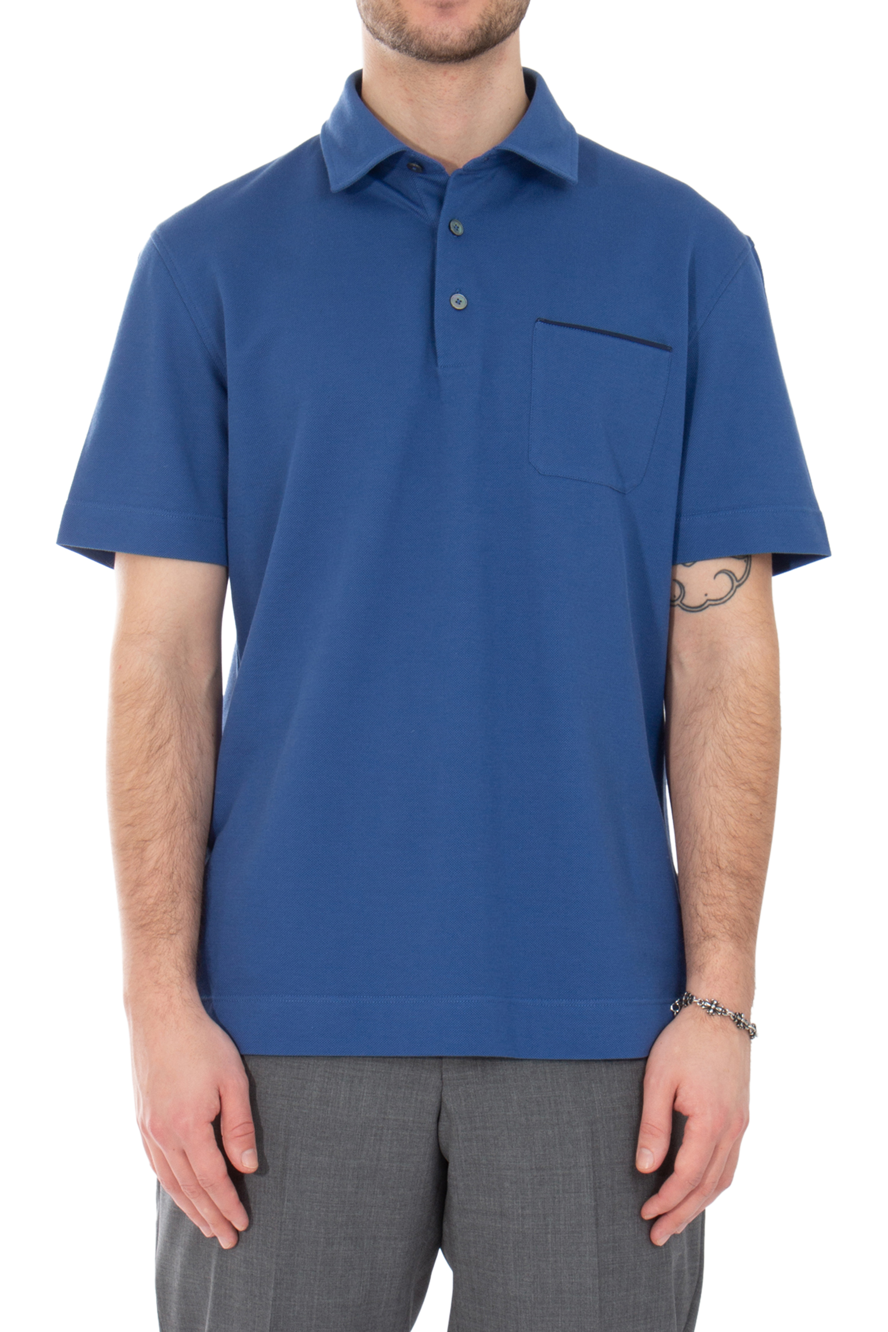 ZEGNA Cotton Piqué Polo Shirt