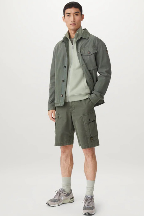 BELSTAFF Cotton Tactical Cargo Shorts