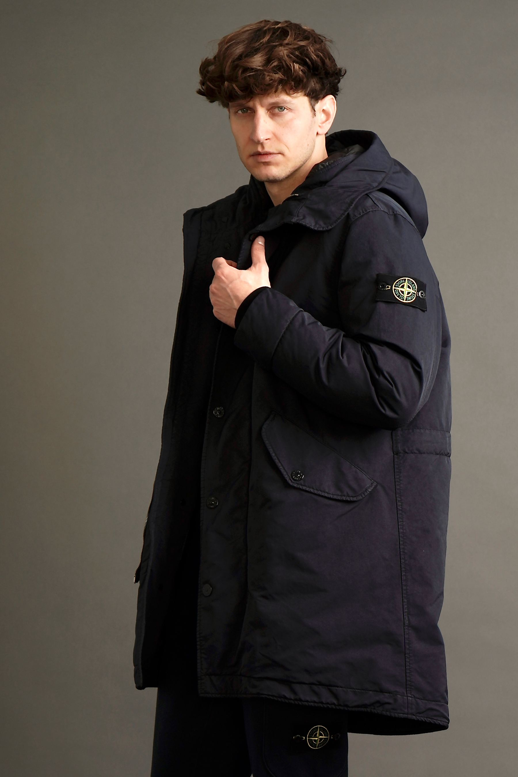 Stone island david tc coat deals