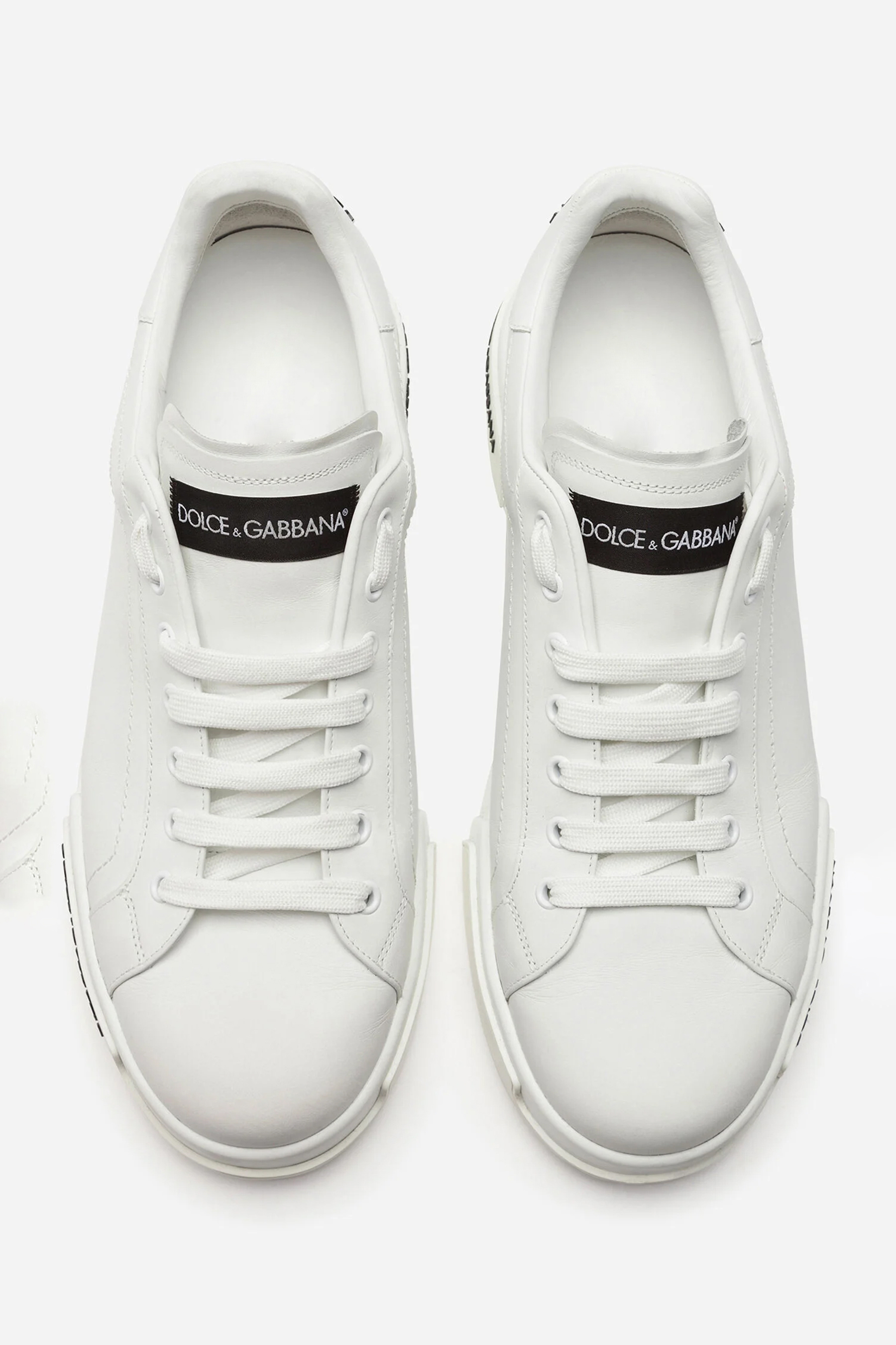 DOLCE & GABBANA Leather Sneakers Portifino Light