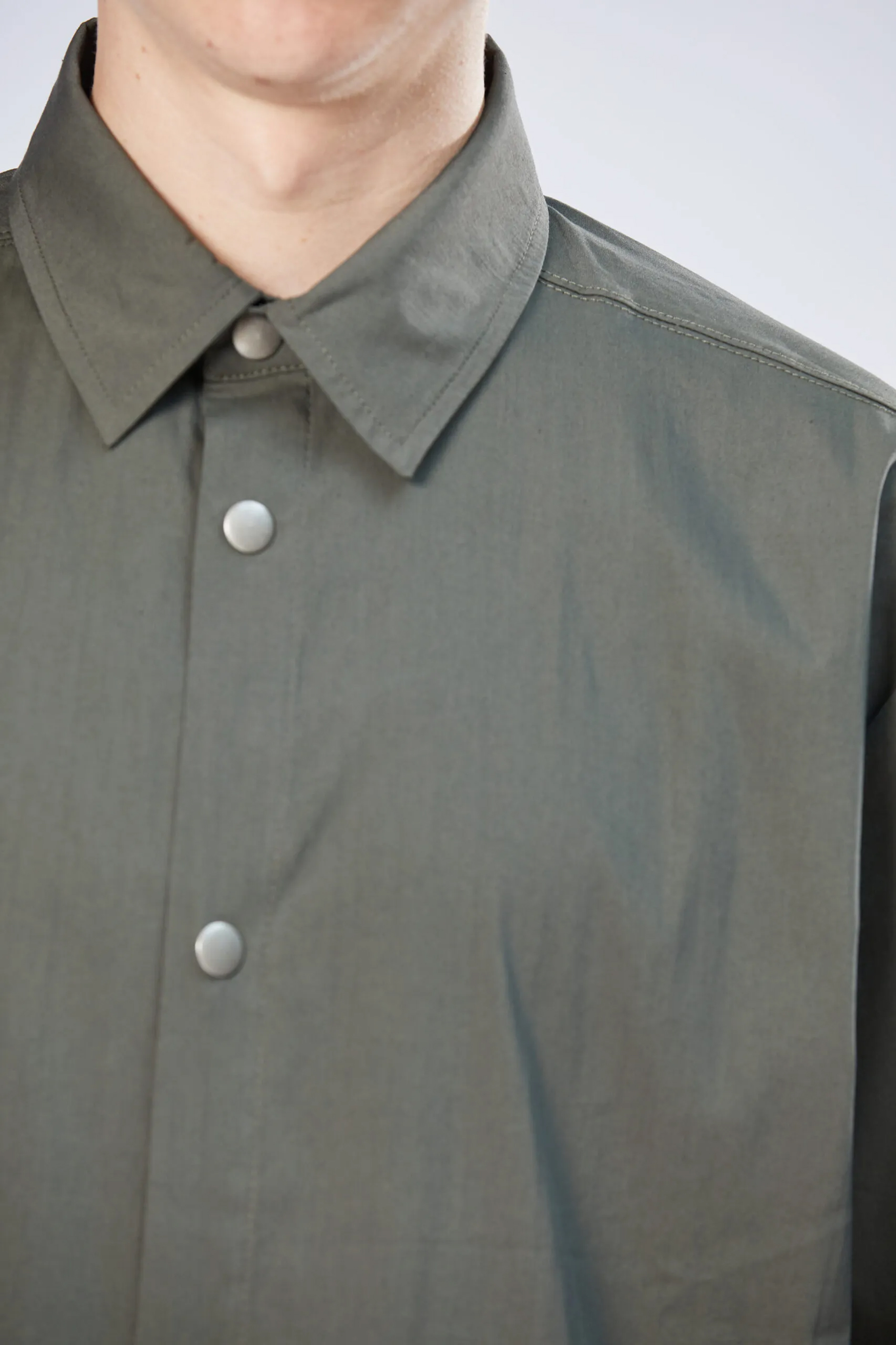 THOM KROM Oversized Cotton Stretch Shirt