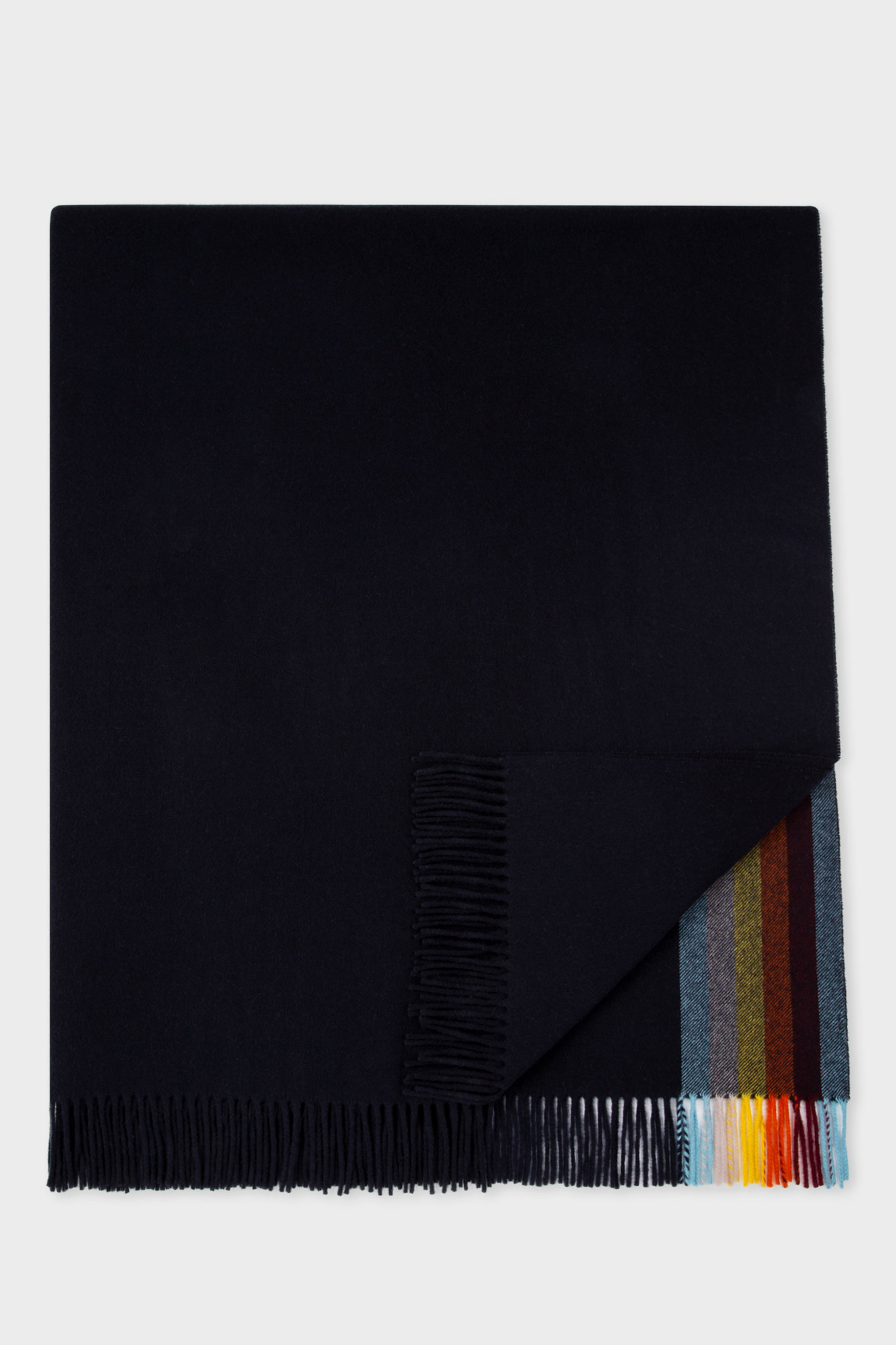 PAUL SMITH  'Artist Stripe' Wool-Cashmere Blanket