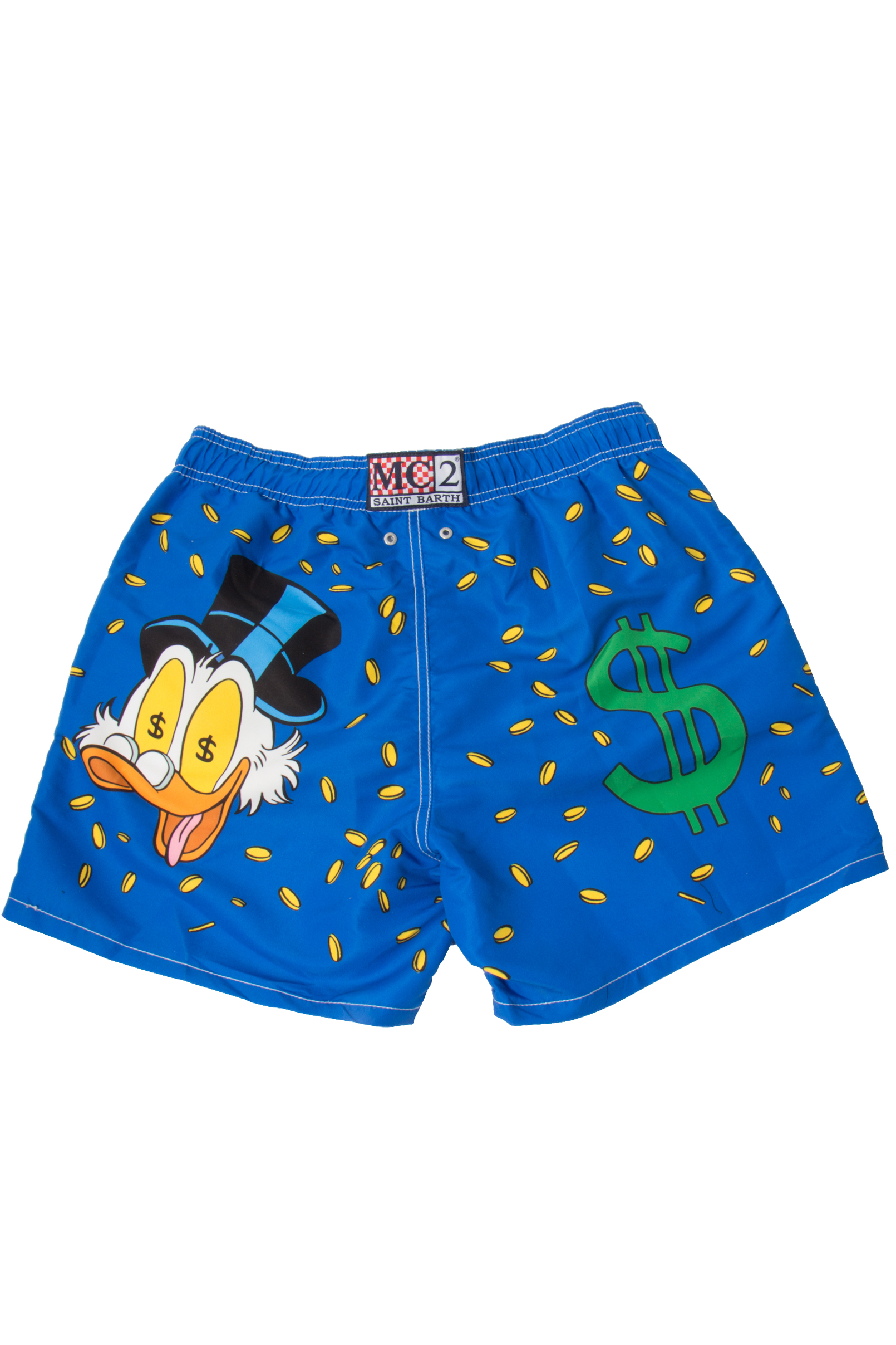 MC 2 SAINT BARTH Scrooge McDuck Print Polyester Swim Shorts Gustavia