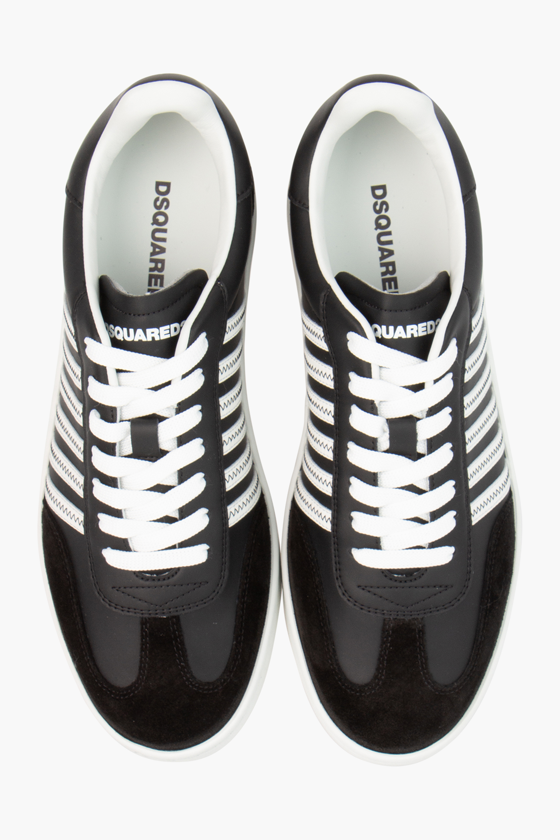 DSQUARED2 Leather & Suede Sneakers Boxer