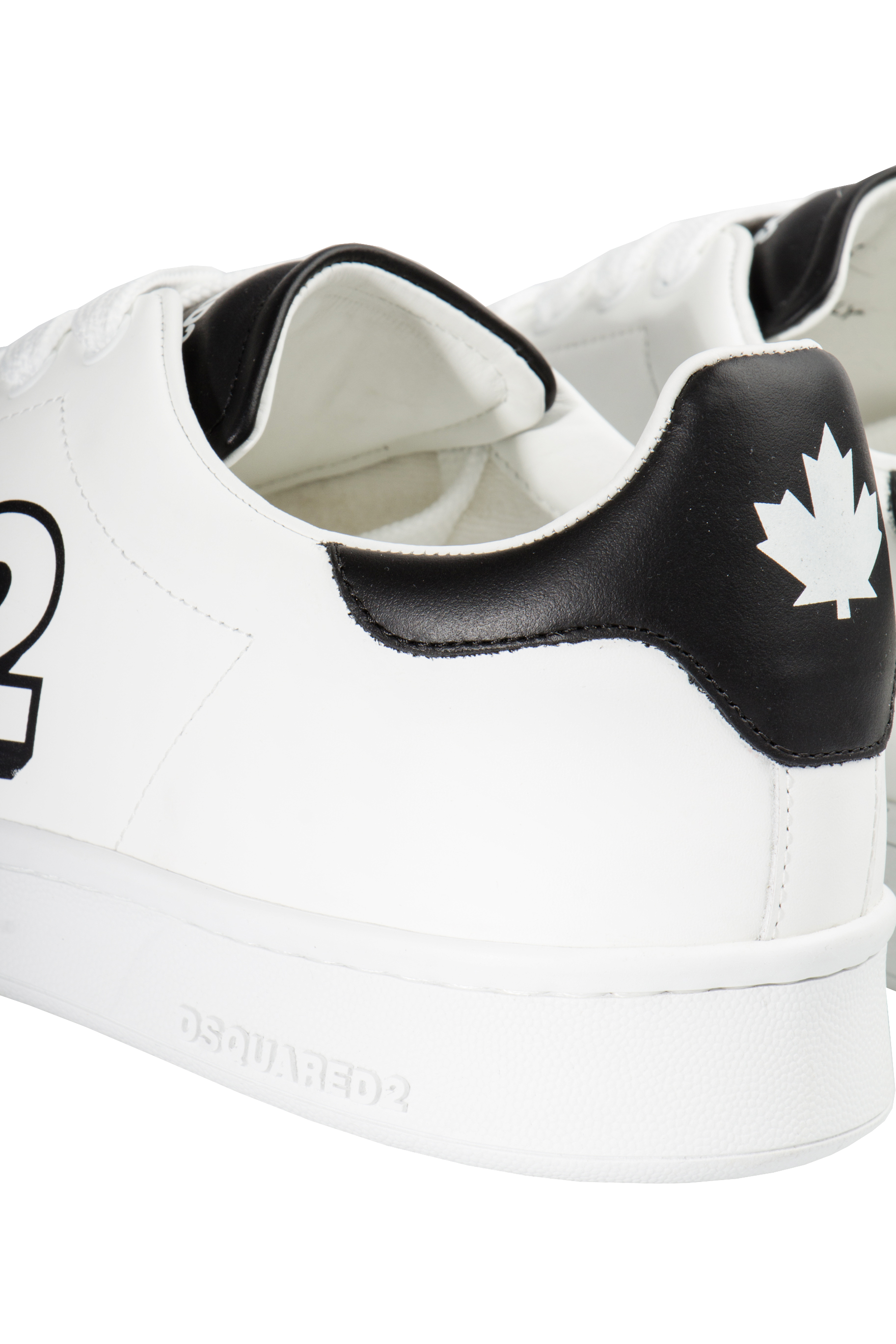 DSQUARED2 Leather Sneakers Bypell Boxer