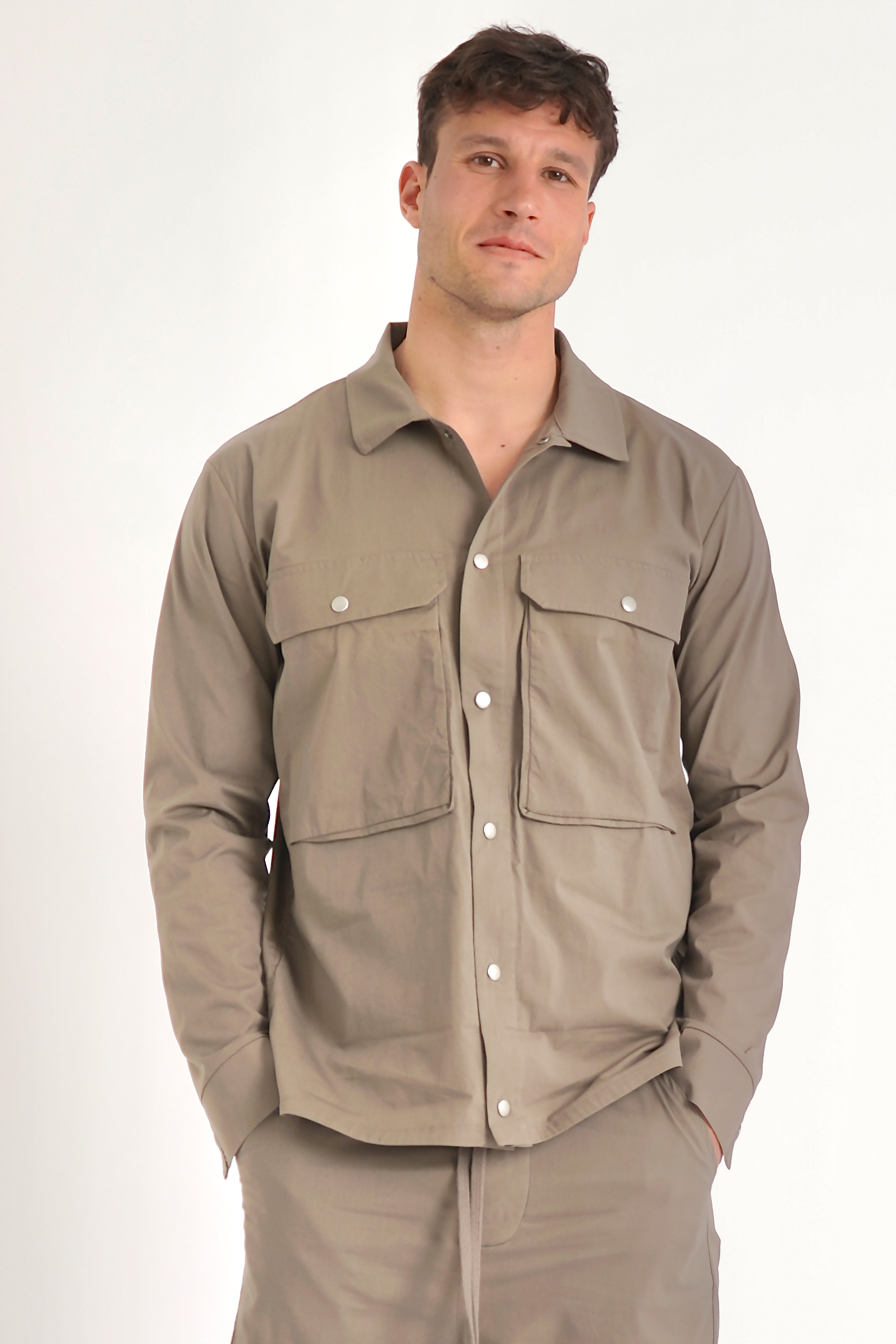 THOM KROM Cotton Overshirt Jacket