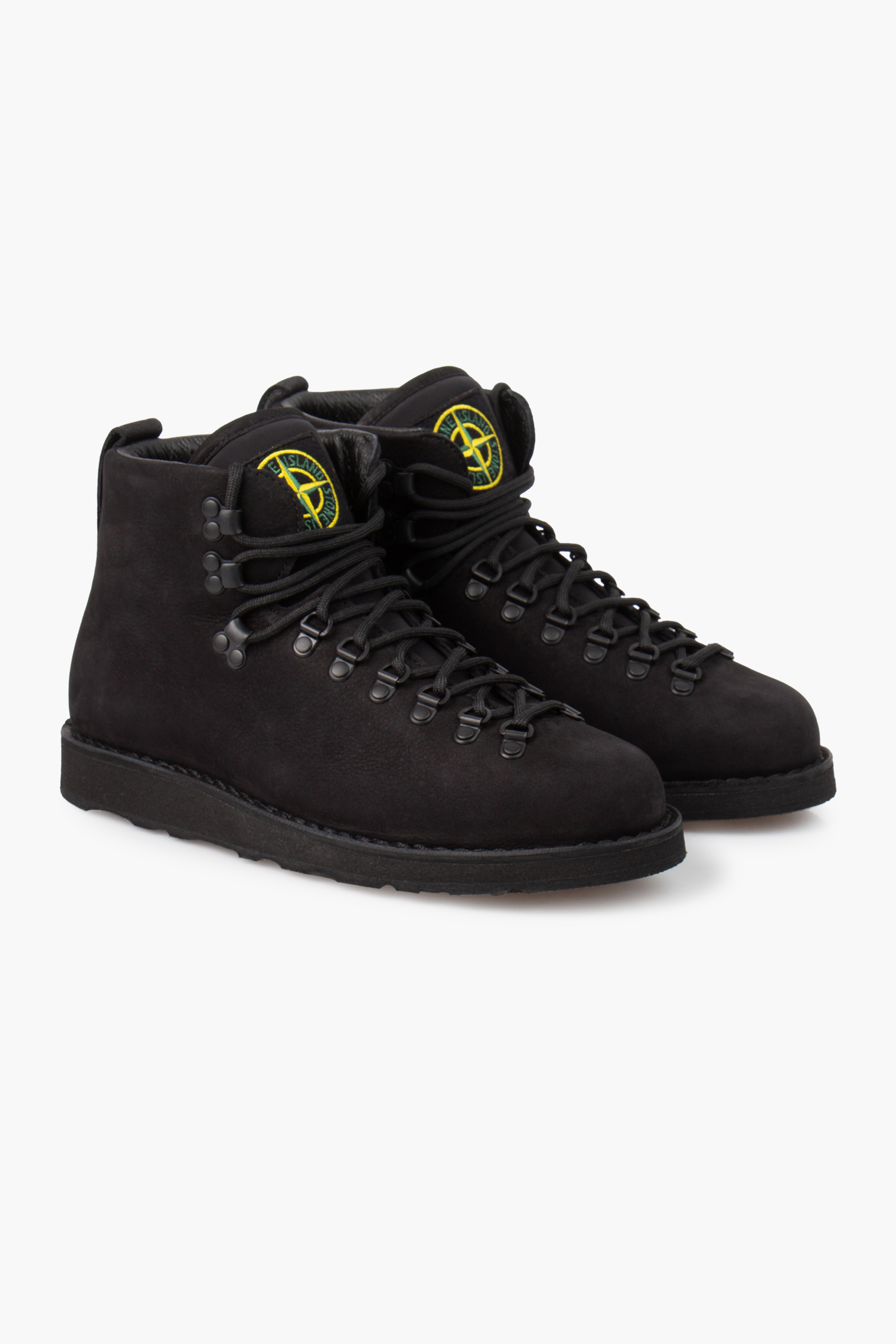 STONE ISLAND Leather Ankle Boots