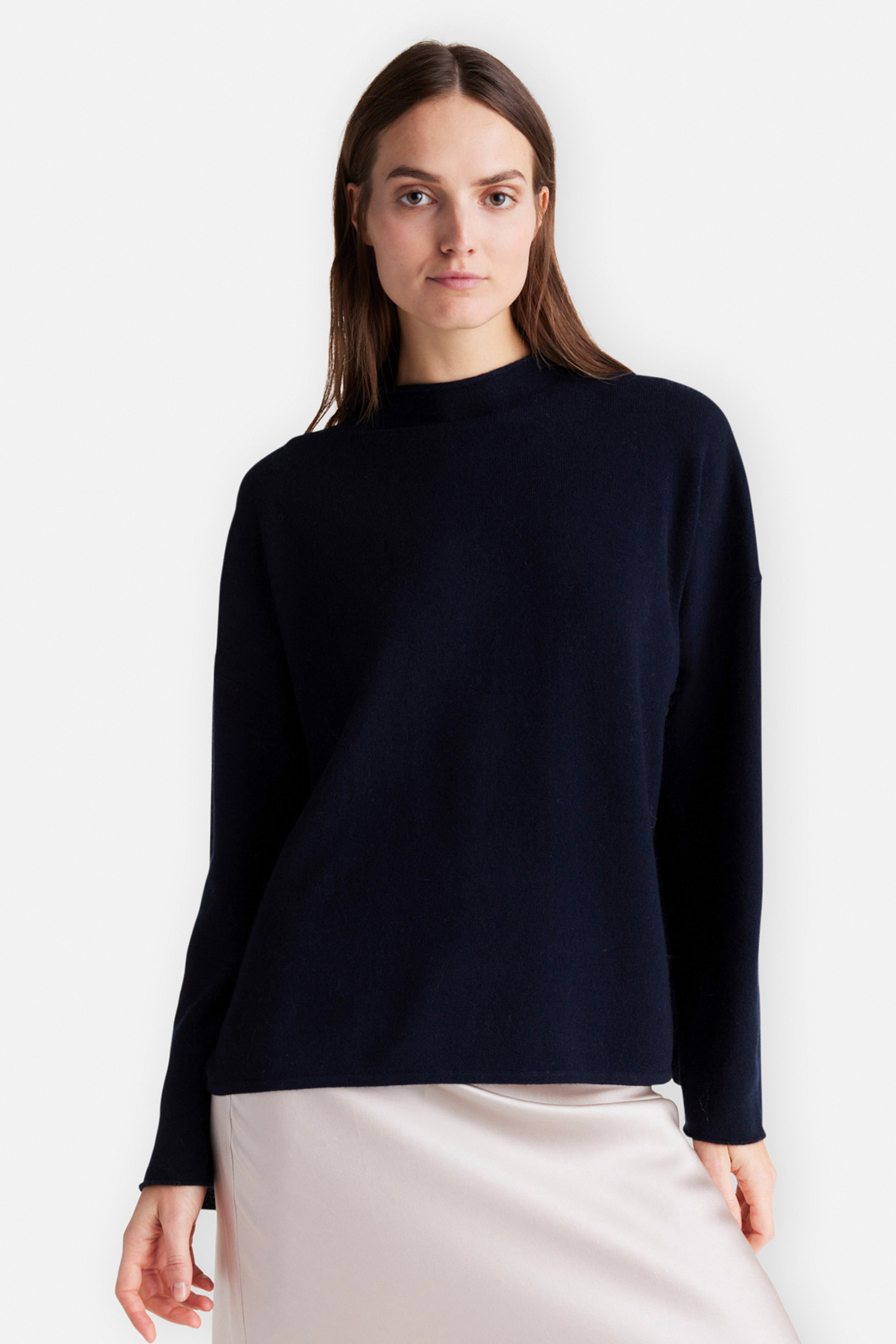 IHEART Fine Wool-Cashmere Knit Sweater Hornonella