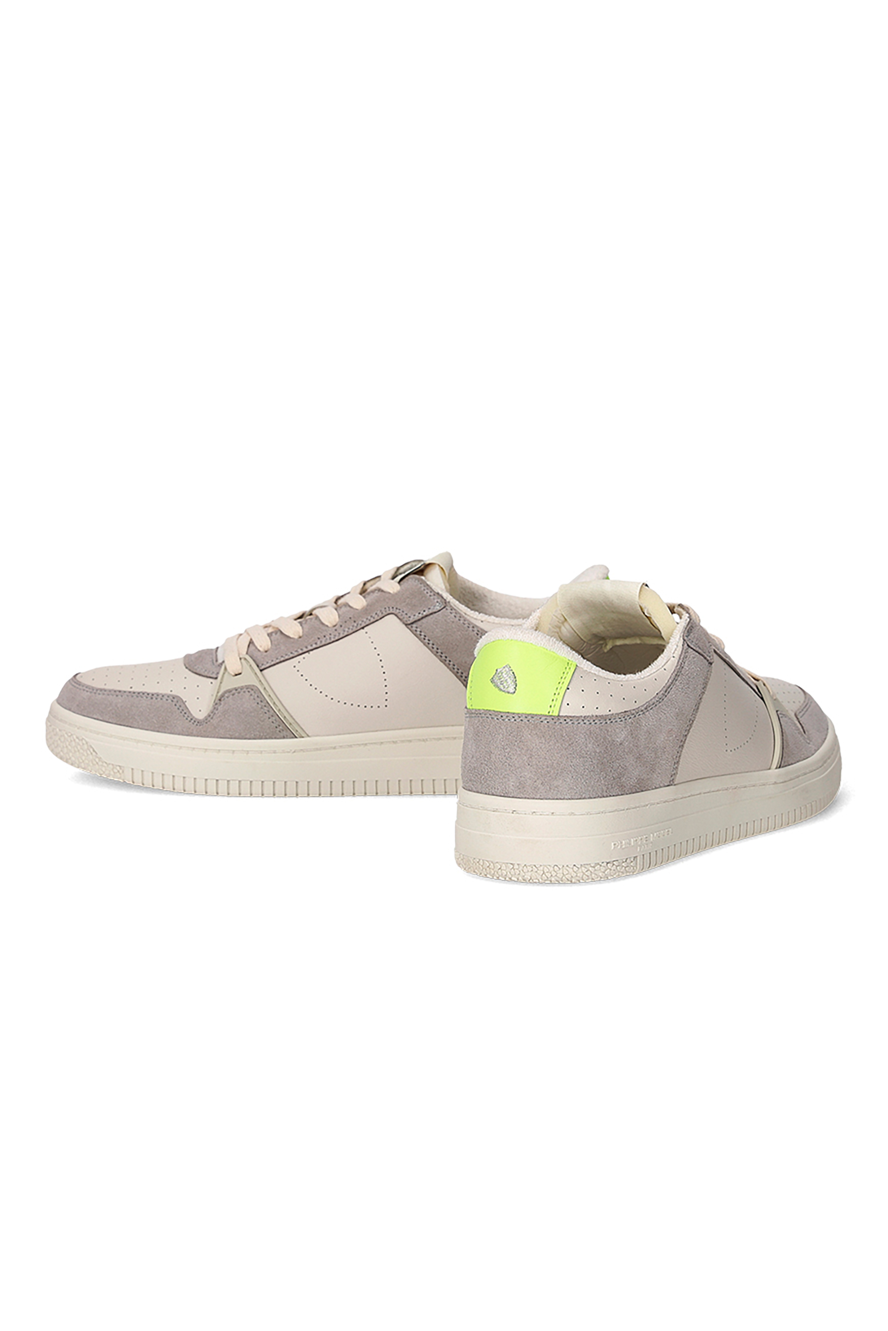 PHILIPPE MODEL Leather & Suede Sneakers La Grande Low