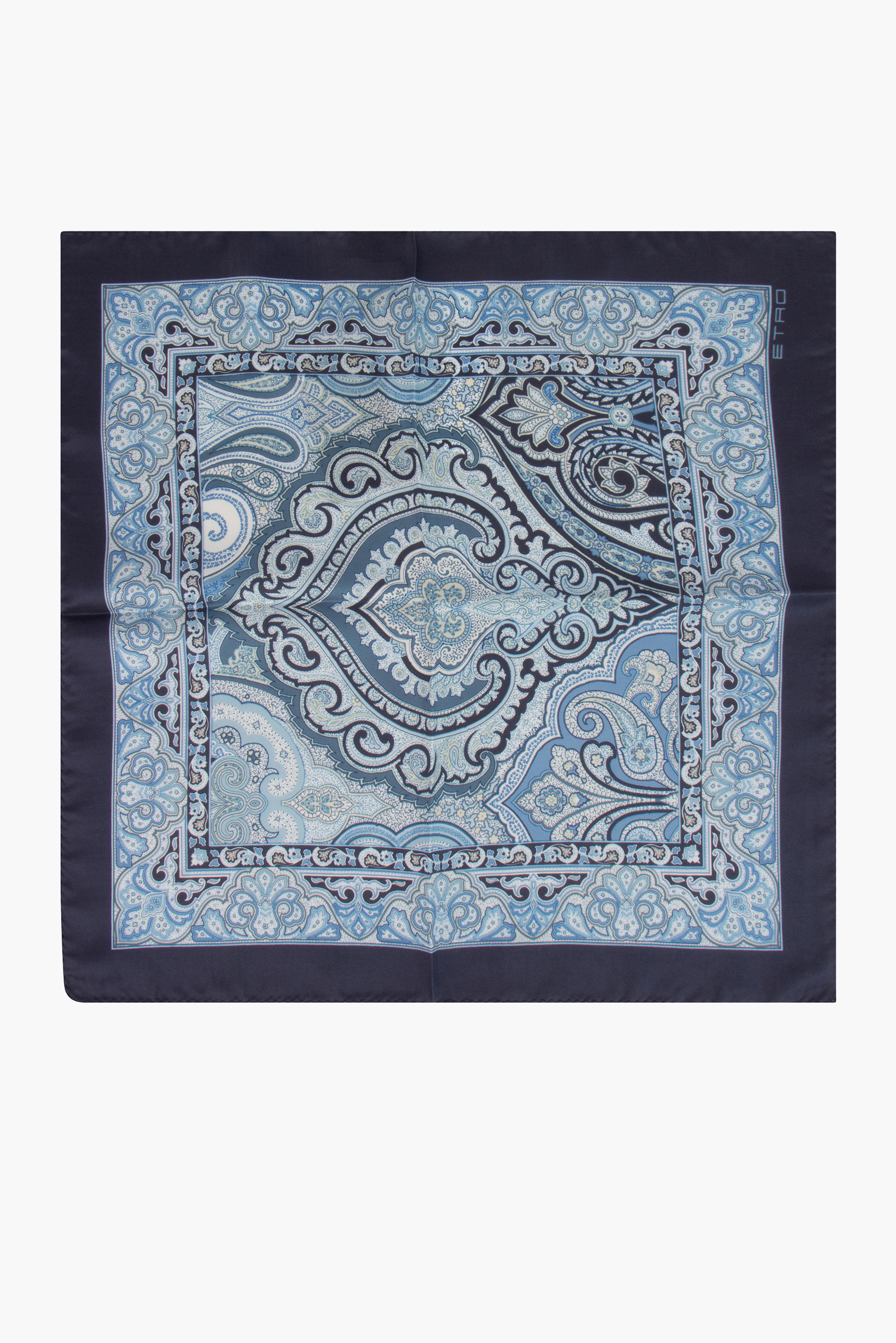 ETRO Paisley Print Silk Pocket Square