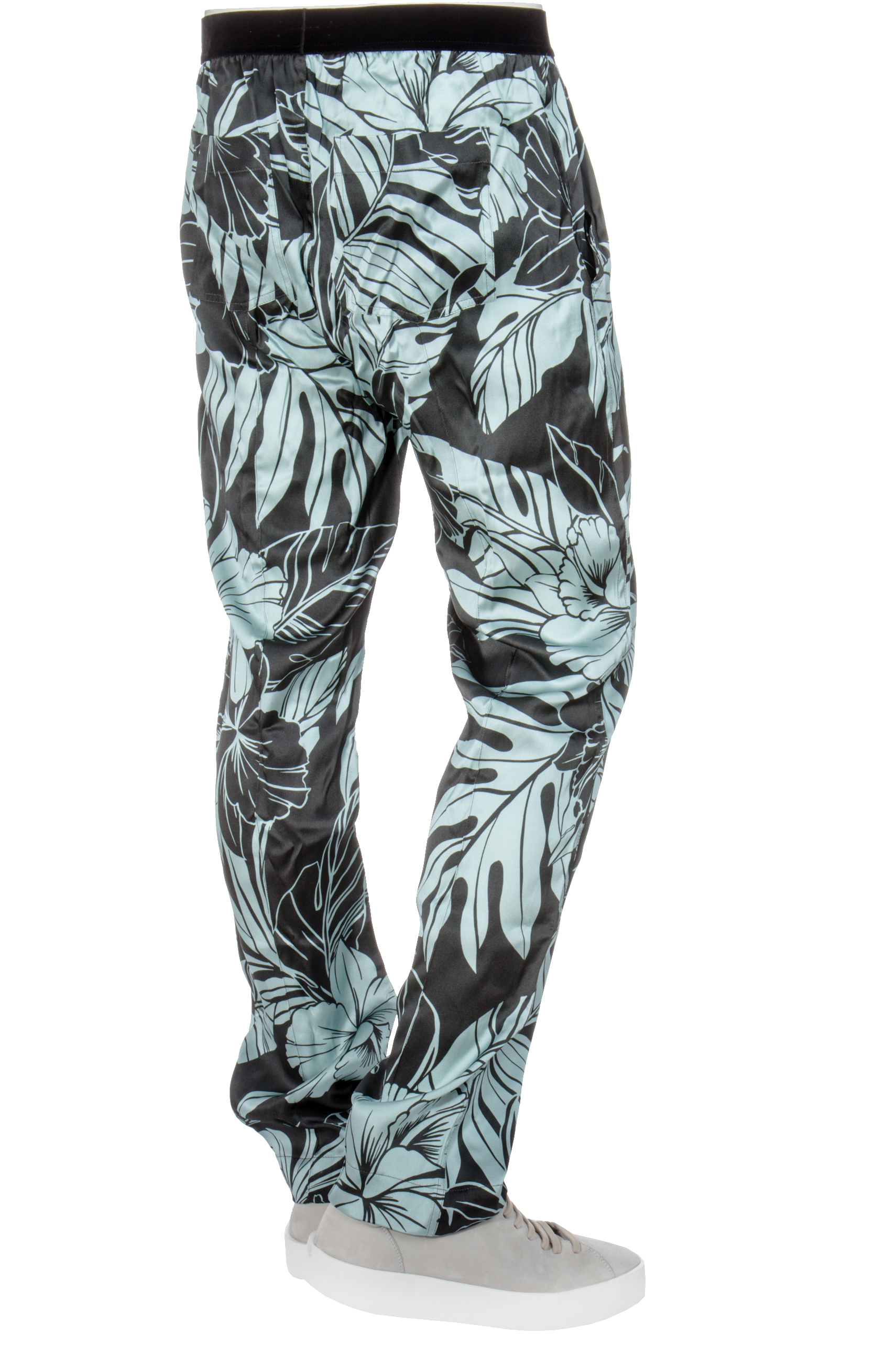 TOM FORD Hibiscus Print Silk Pajama Pants