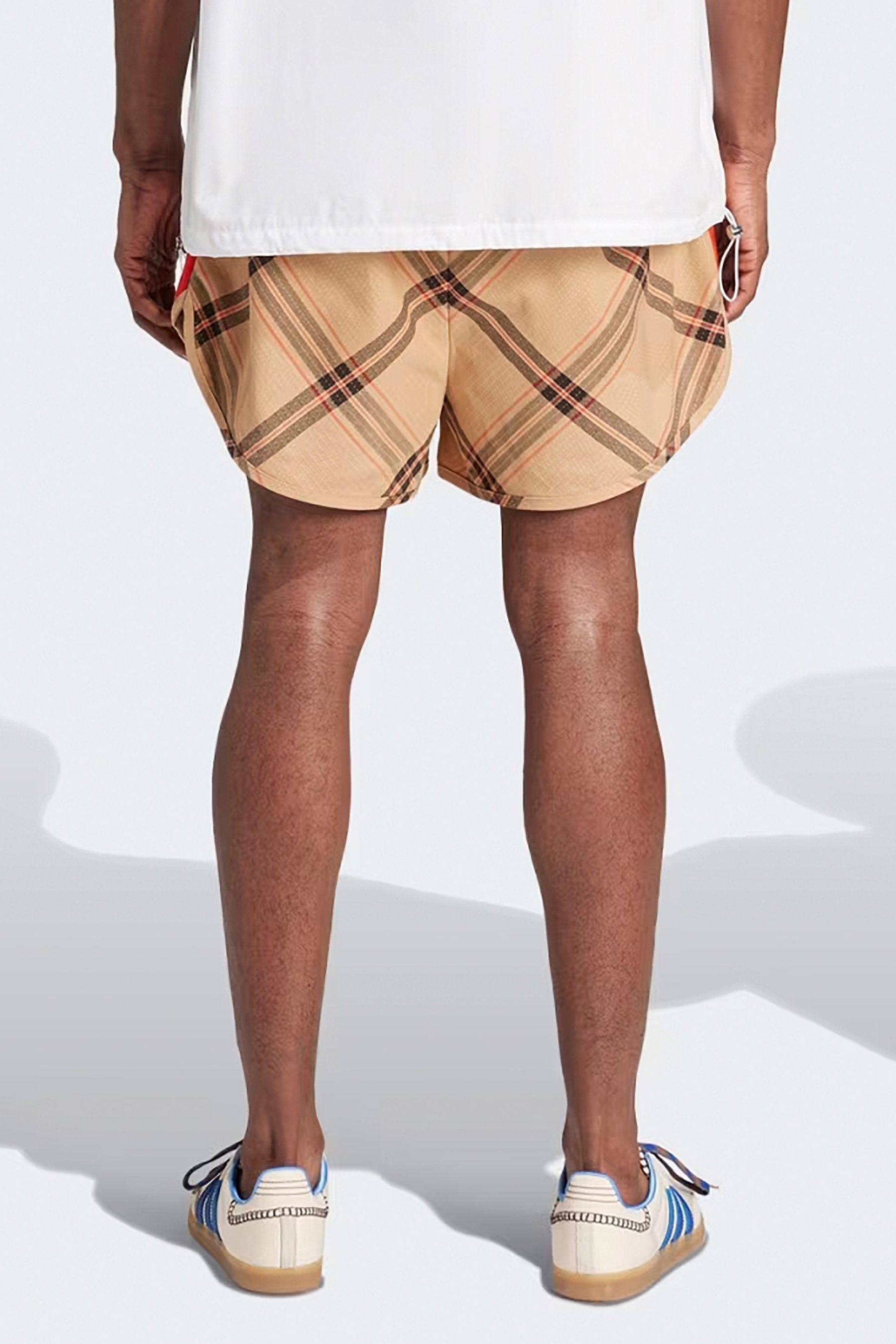 ADIDAS X Wales Bonner Checked Cotton Shorts