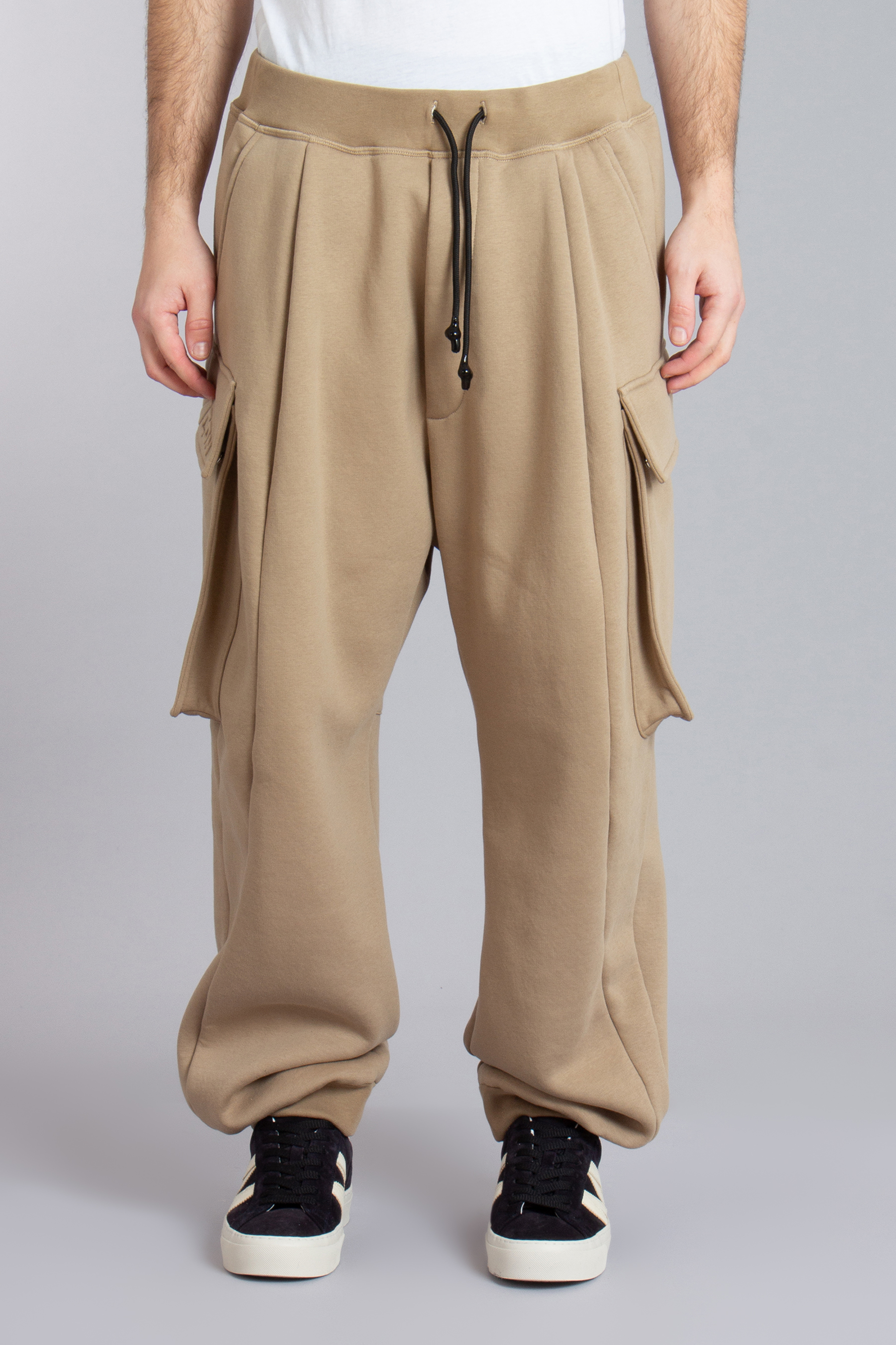 DSQUARED2 Icon New Generation Brushed Cotton Blend Baloon Cargo Sweatpants