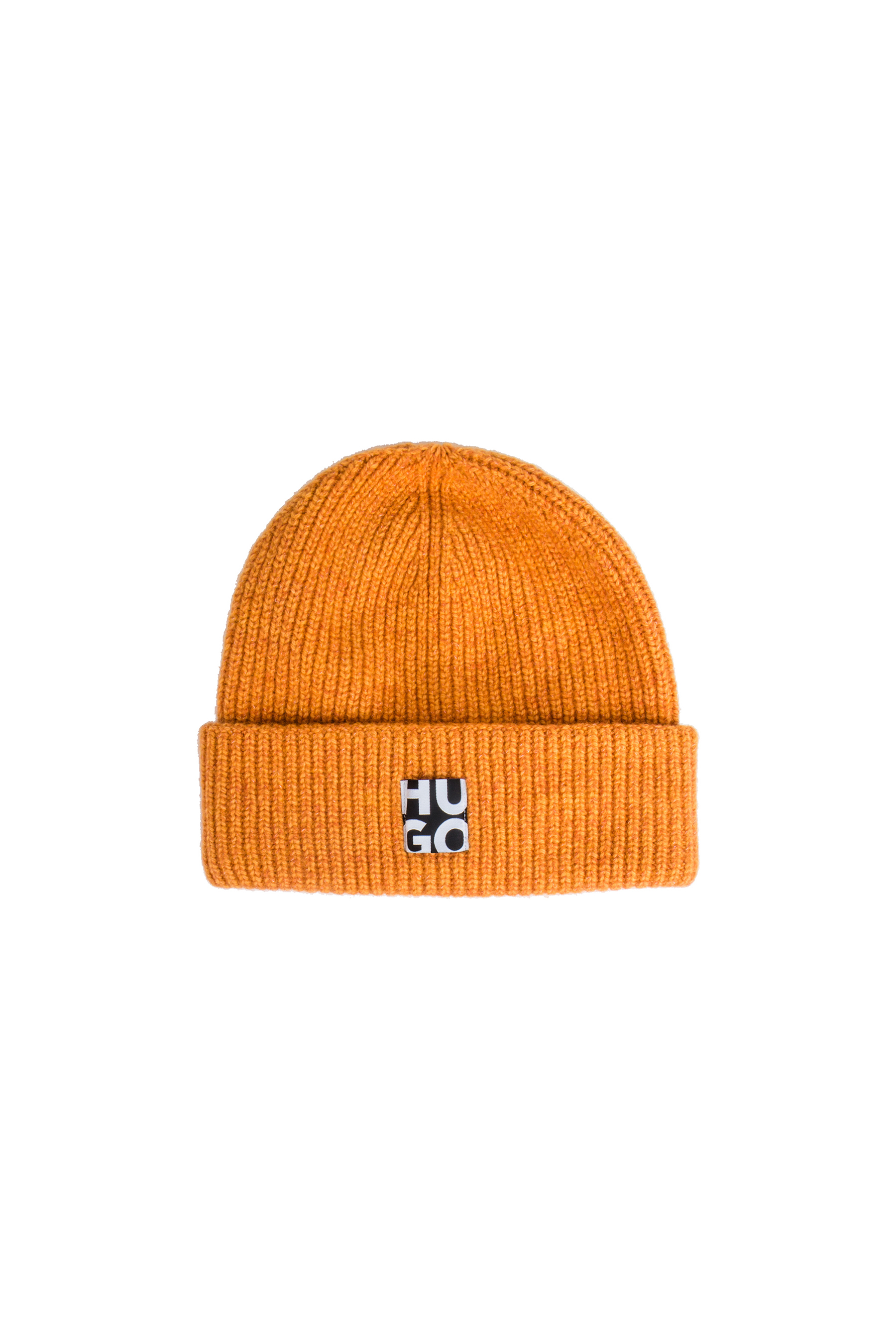 HUGO Ribbed Wool Blend Beanie