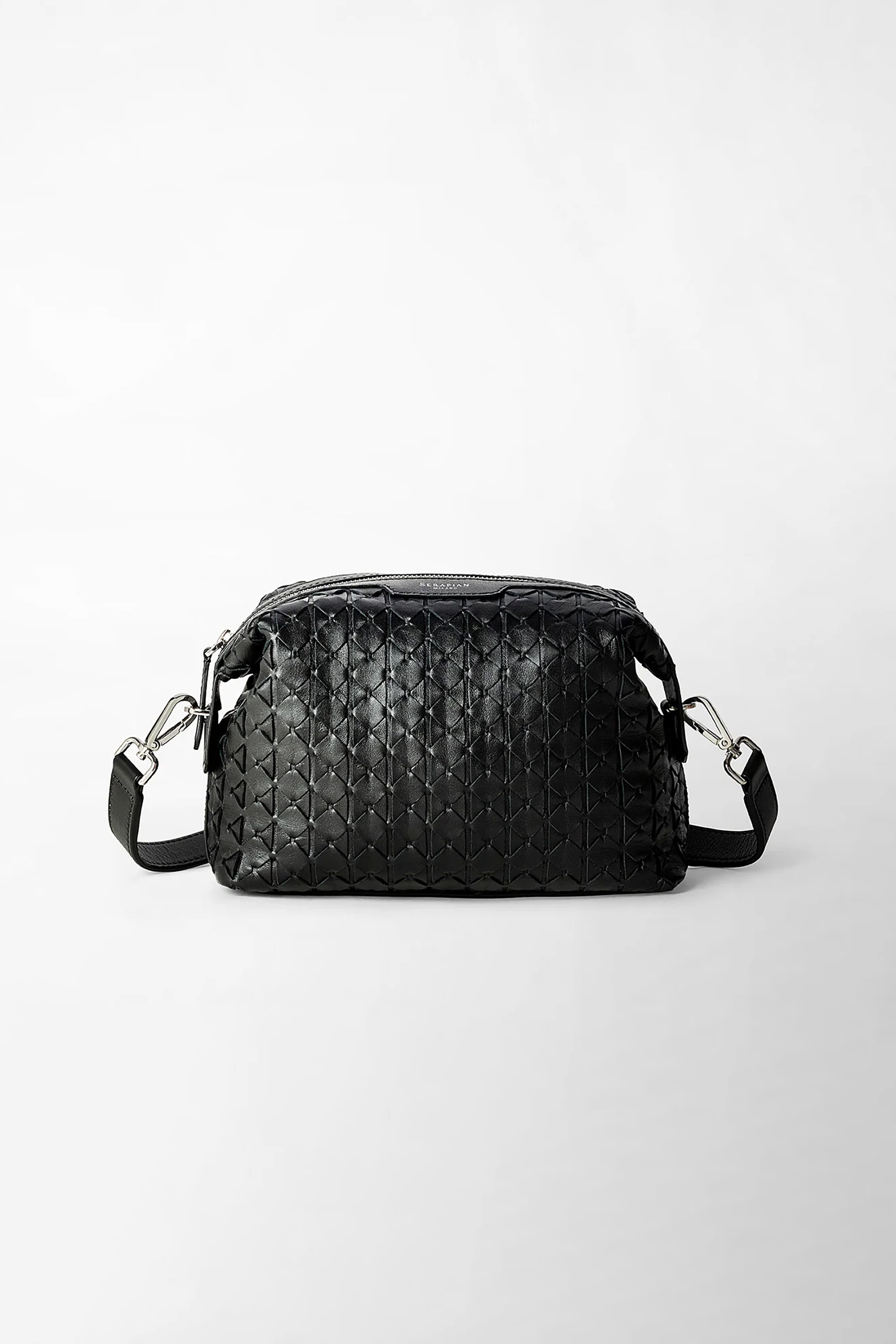 SERAPIAN 2-in-1 Mosaico Leather Clutch