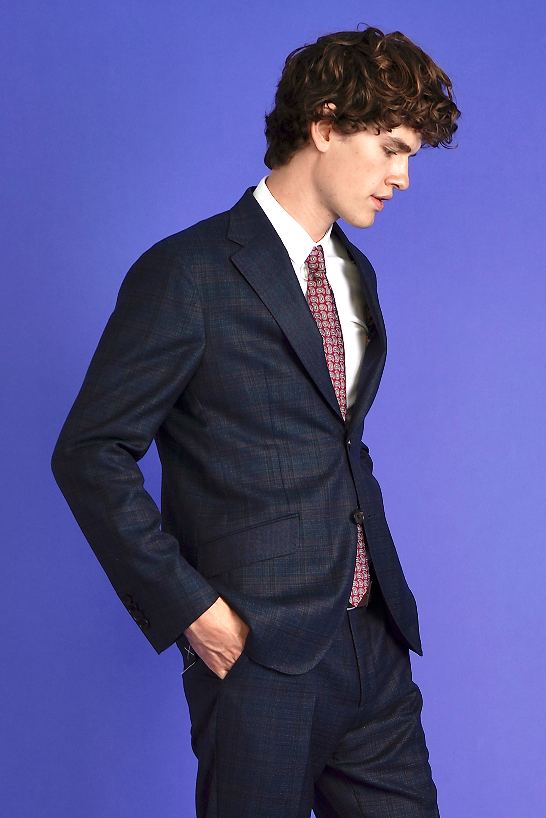 ETRO Checked Wool Suit