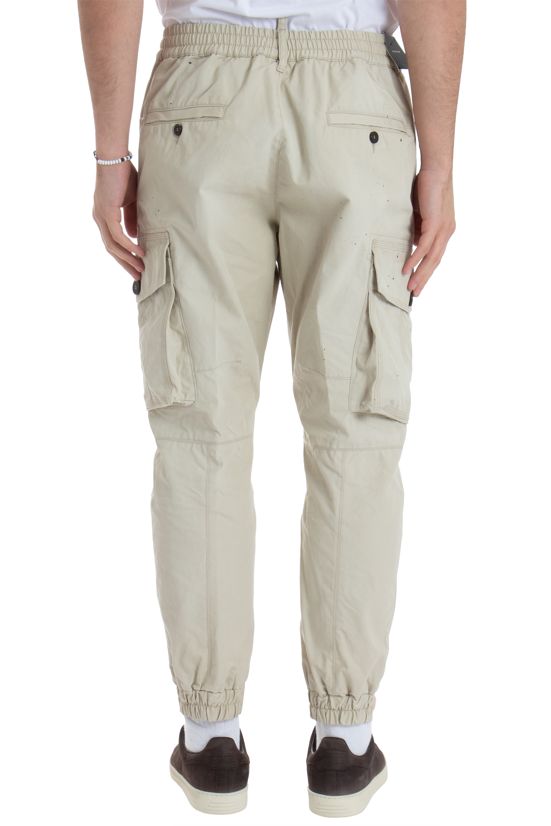 DSQUARED2 Cotton Stamps Cyprus Cargo Pants