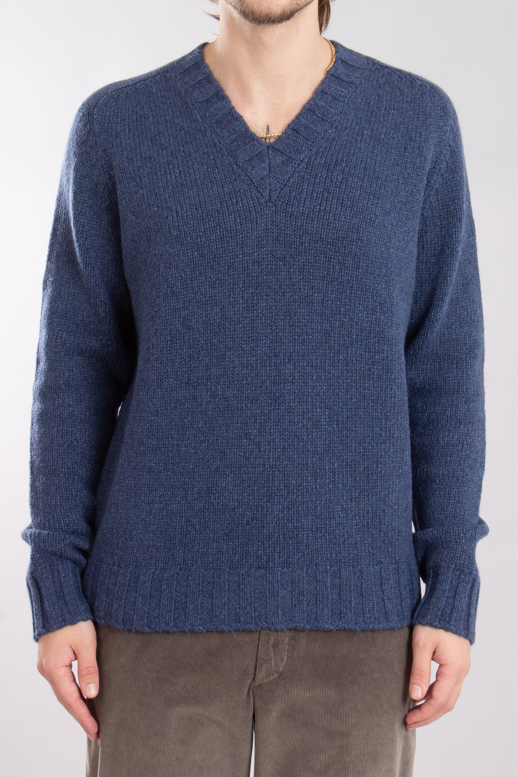 AIDA BARNI Cashmere V-Neck Sweater