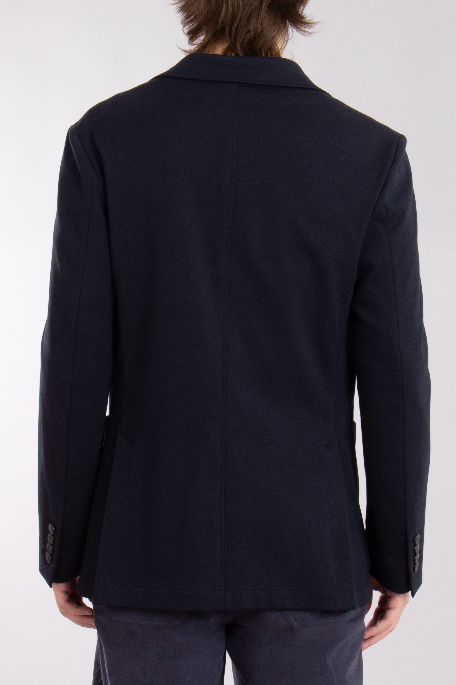 CANALI Cotton Blend Stretch Jersey Jacket