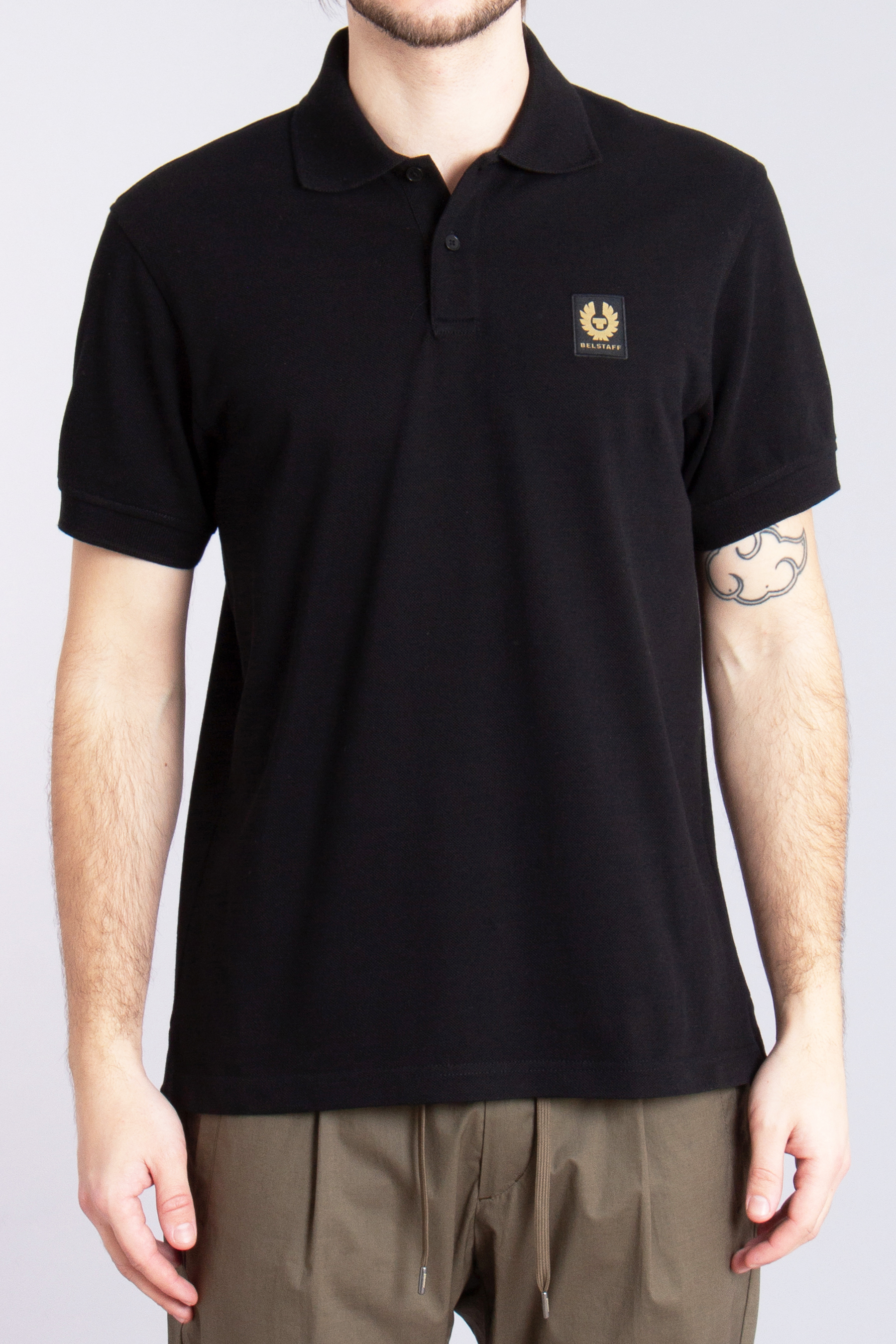 BELSTAFF Regular Fit Cotton Piqué Polo Shirt