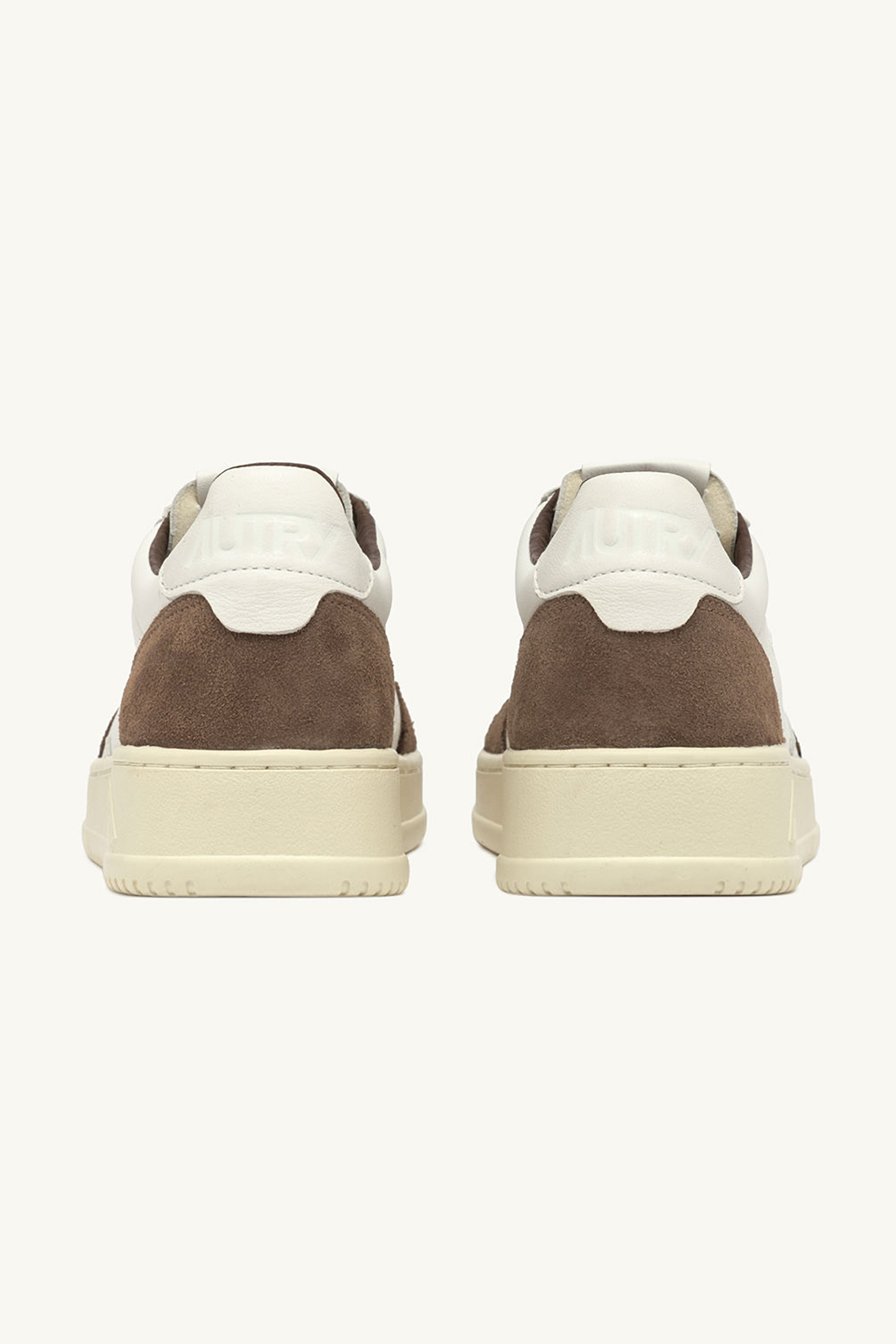 AUTRY Stone Milling Goat Leather & Suede Sneakers Medalist Low