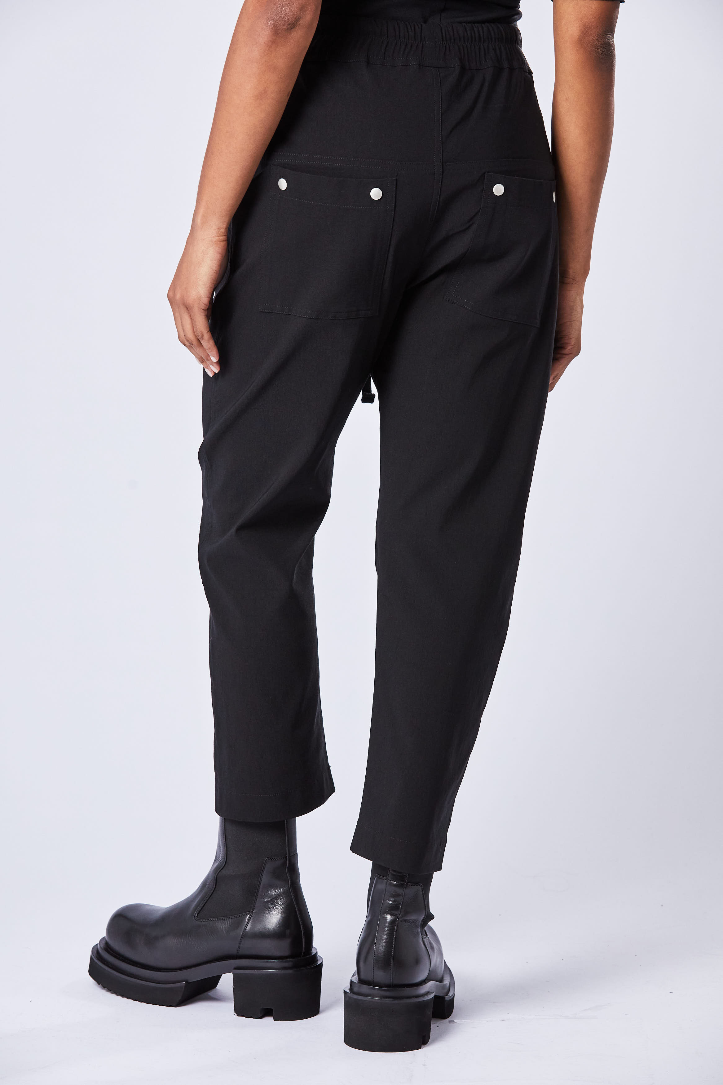 THOM KROM Dropped Crotch Stretch Fabric Pants 