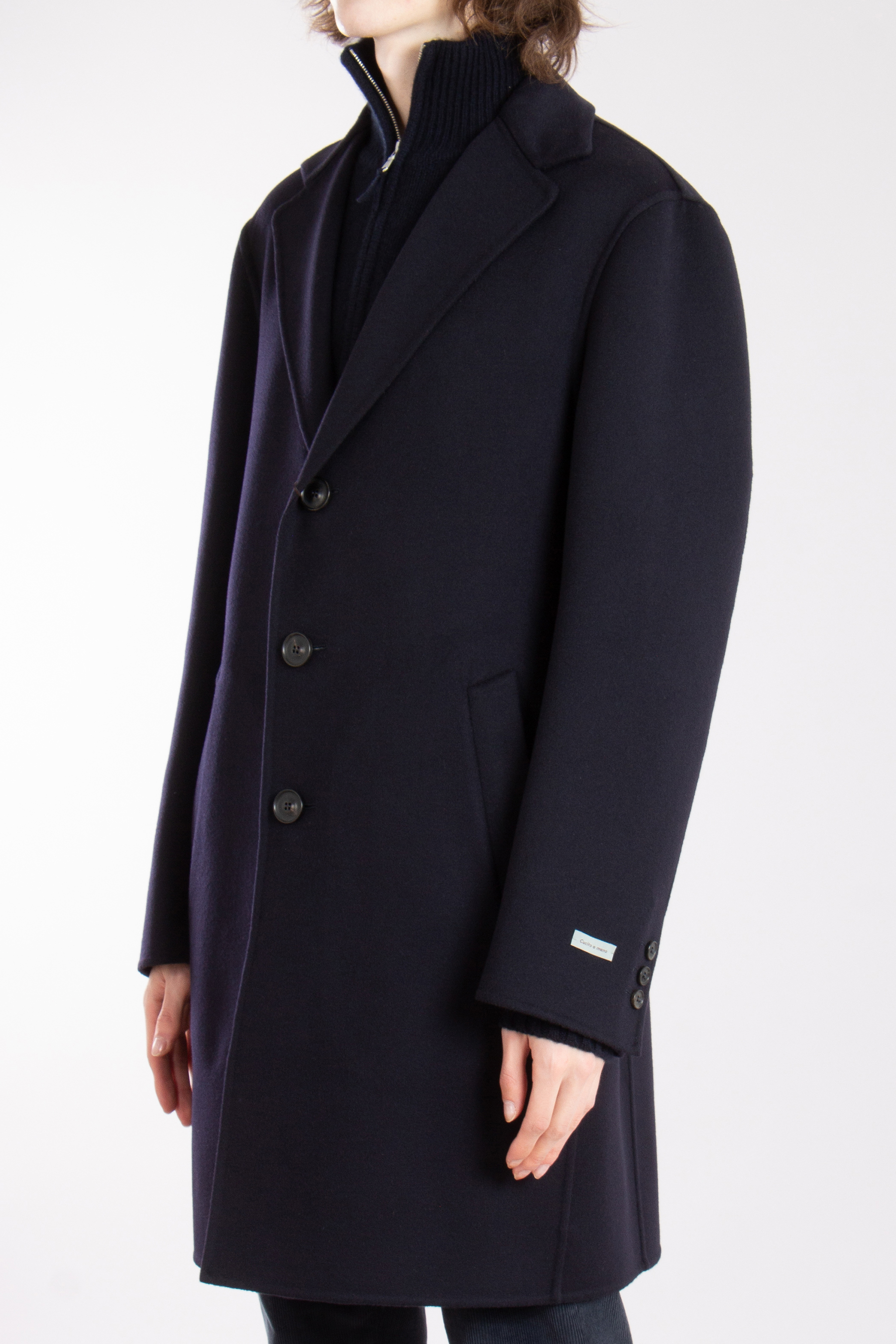 CANALI Double-Face Wool-Cashmere Blend Coat