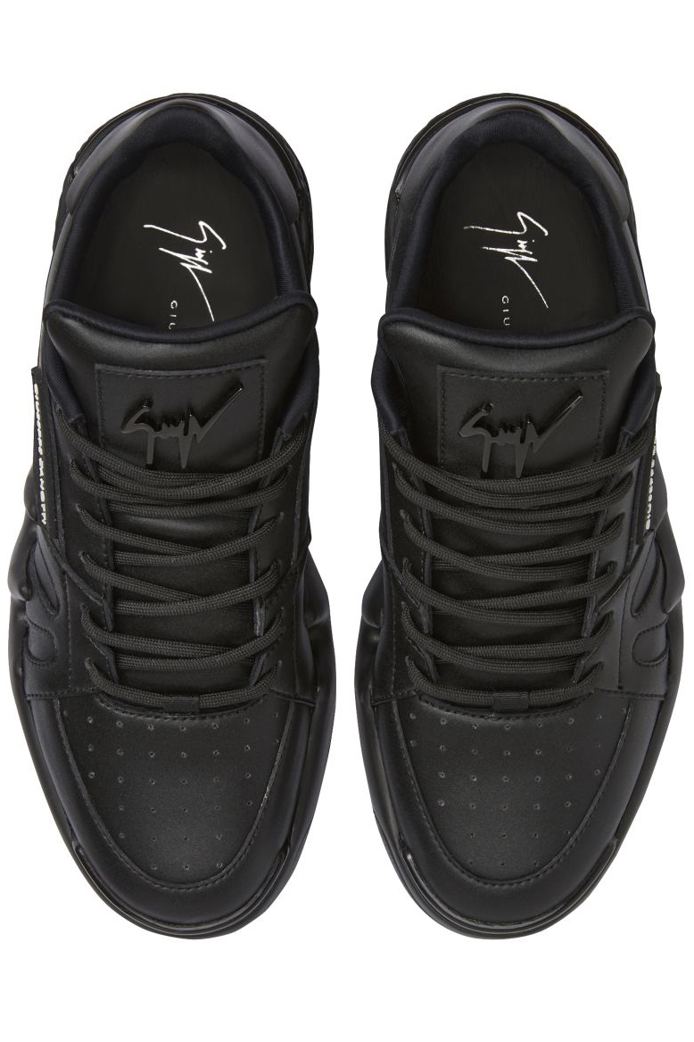 GIUSEPPE ZANOTTI Faux Leather Sneakers Talon