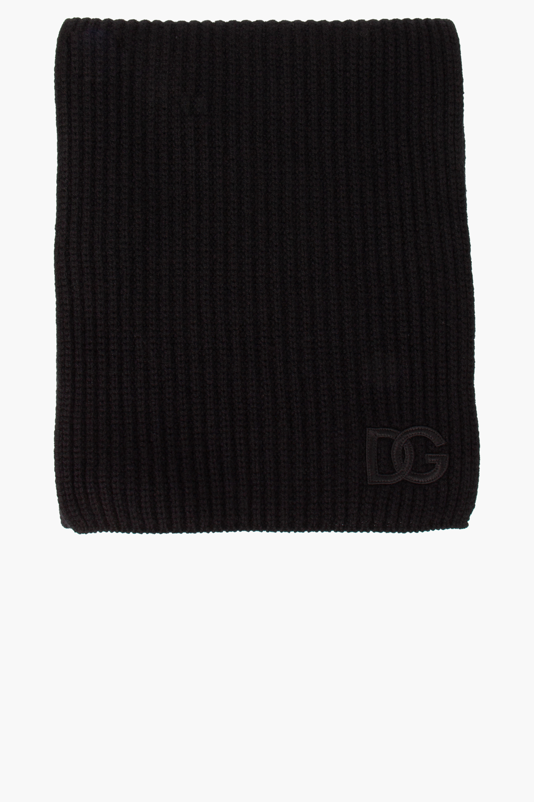 DOLCE & GABBANA Ribbed Cashmere Scarf