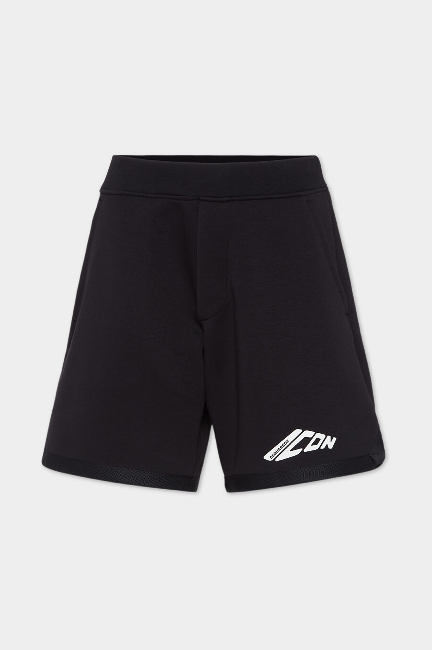 DSQUARED2 Icon New Generation Brushed Cotton Blend Big Boxer Sweat Shorts