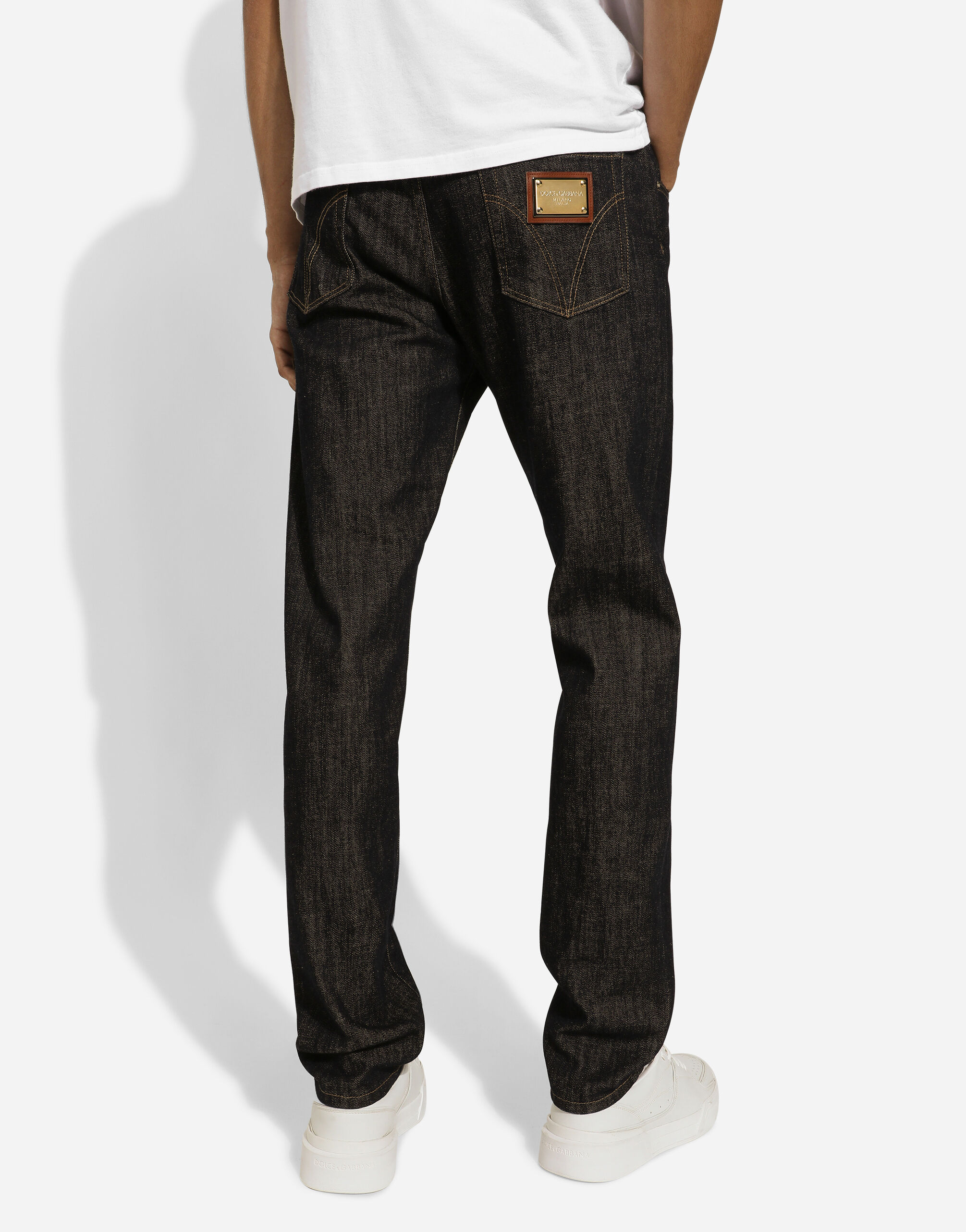 DOLCE & GABBANA Slim Fit Cotton Jeans