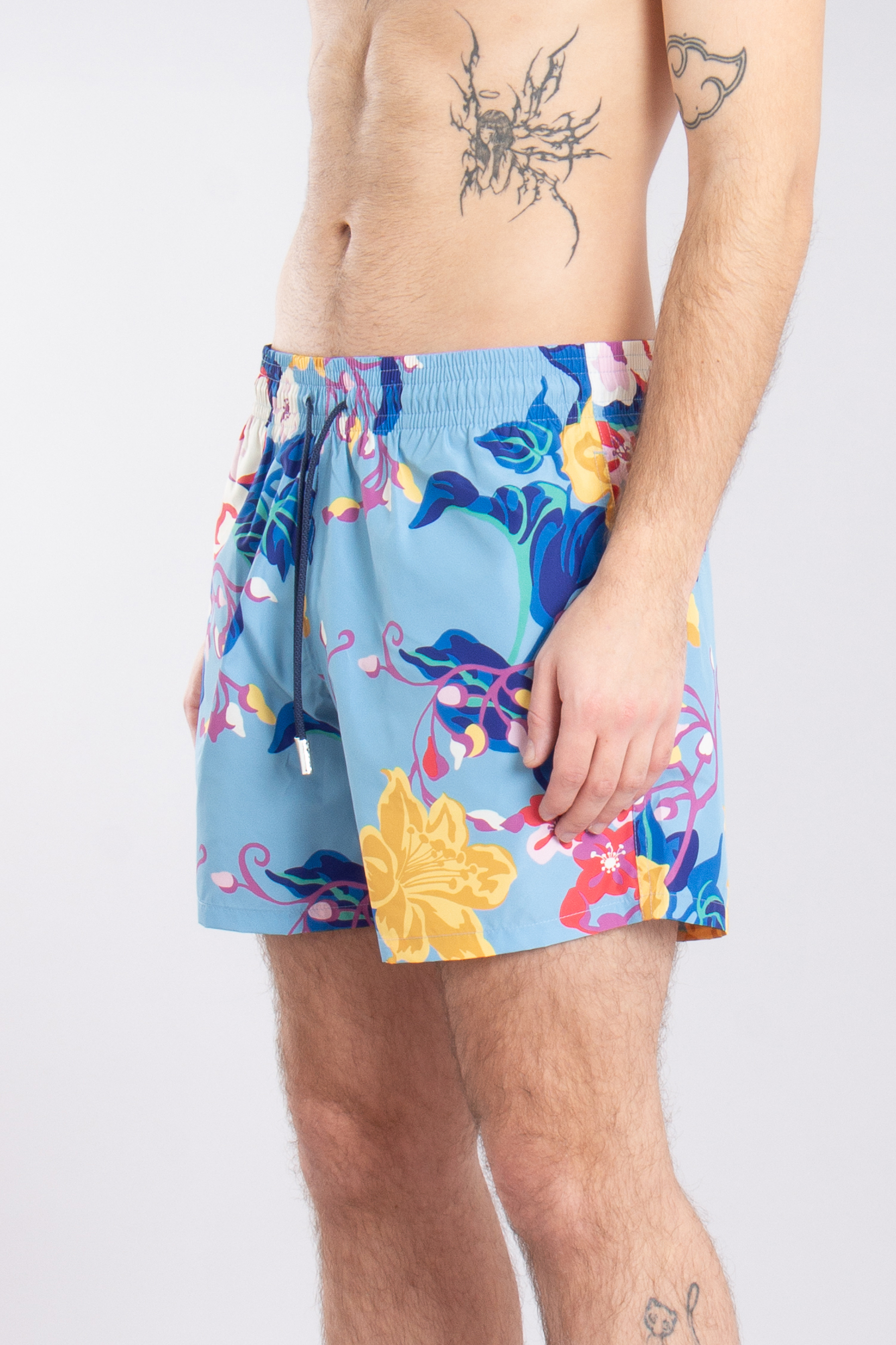 ETRO Printed Functional Fabric Swim Shorts