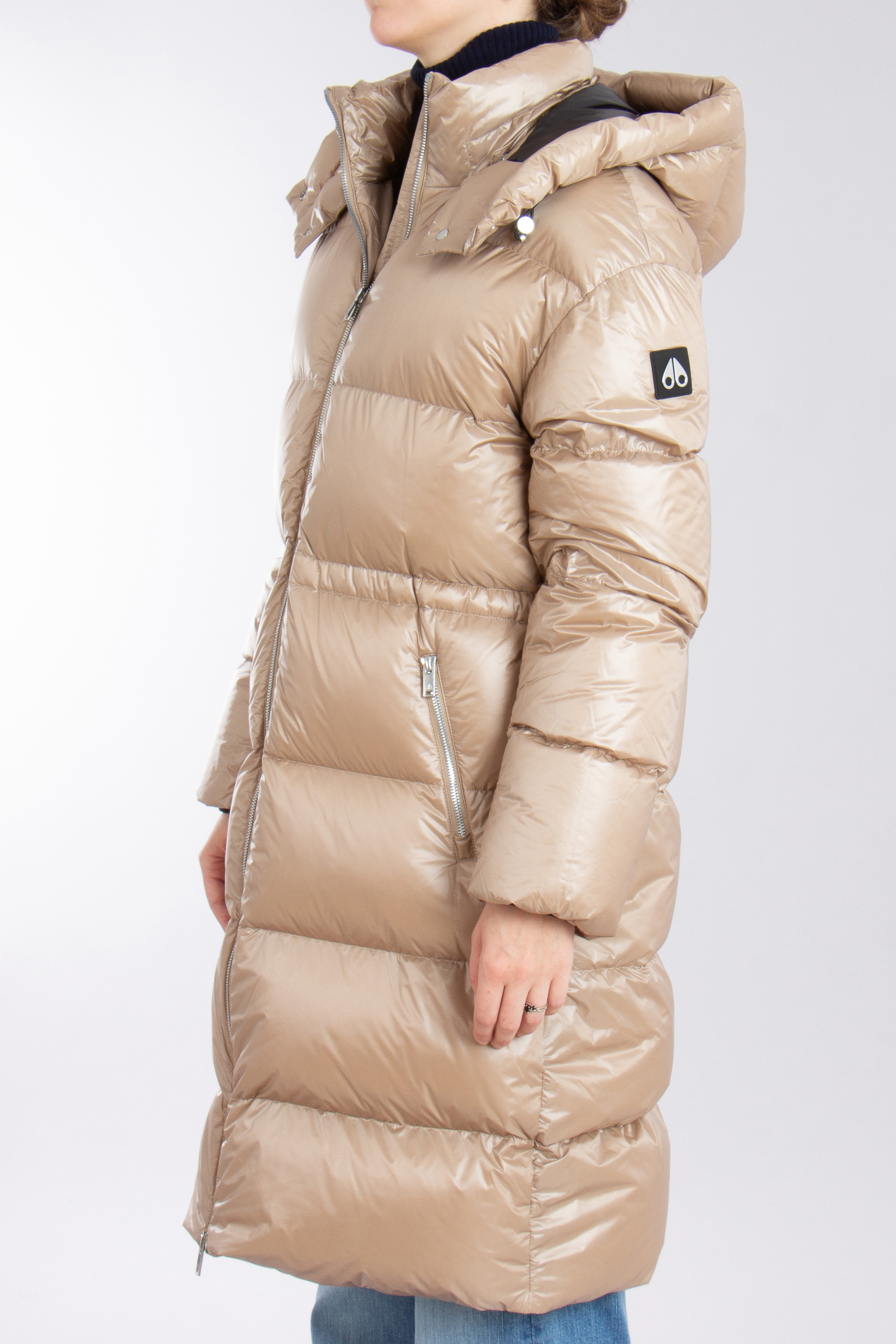 MOOSE KNUCKLES Quilted Nylon Down Parka Juniper 