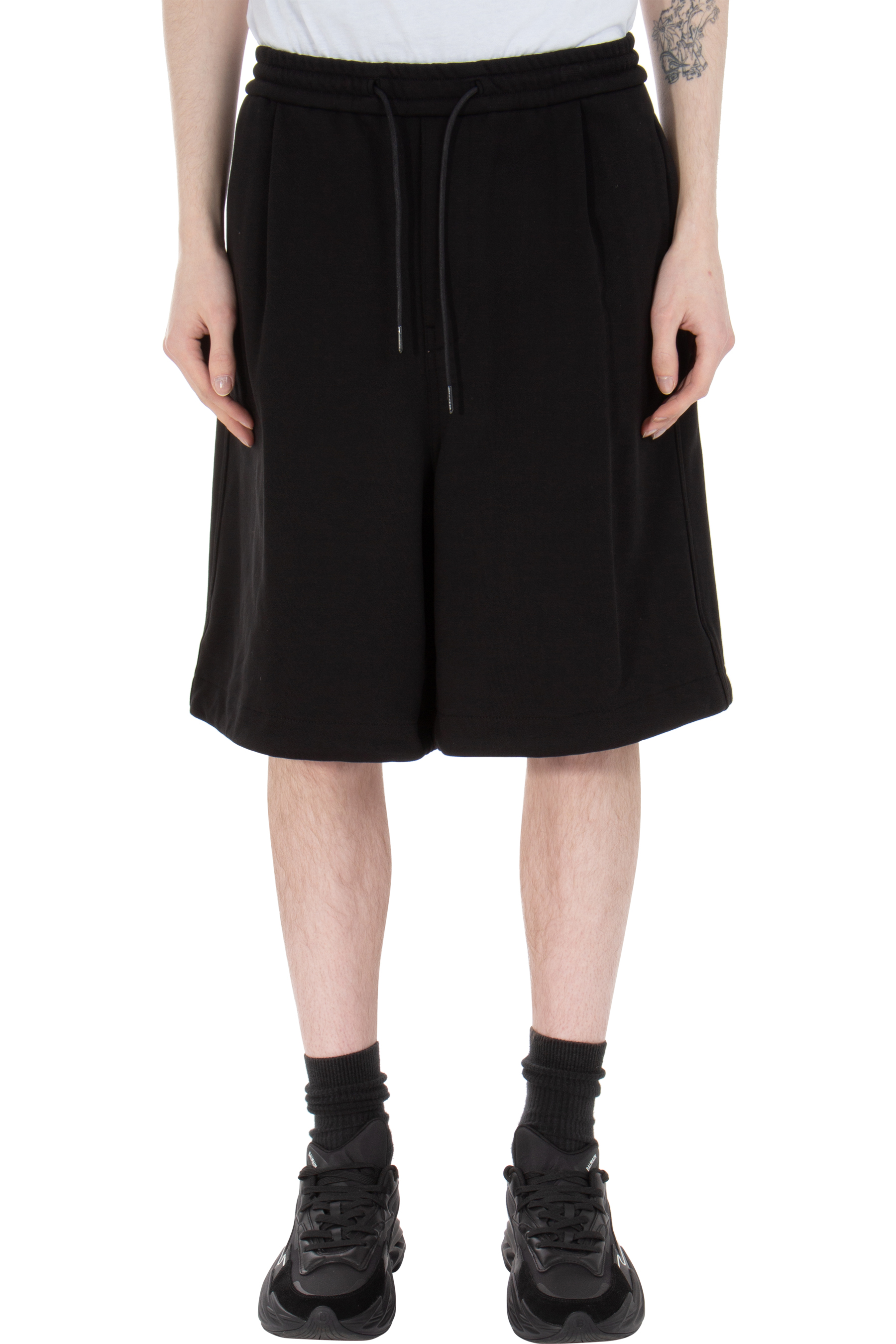 JUUN.J Wide Leg Cotton Shorts