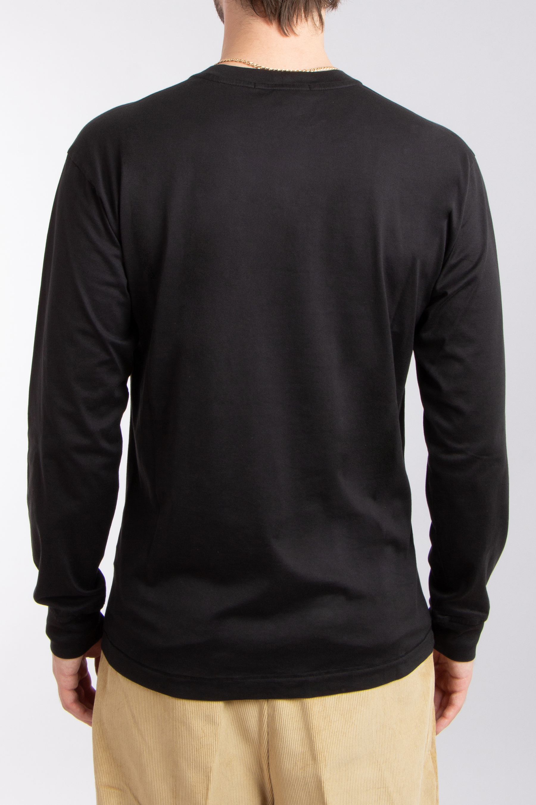 STONE ISLAND Cotton Jersey Long Sleeve T-Shirt