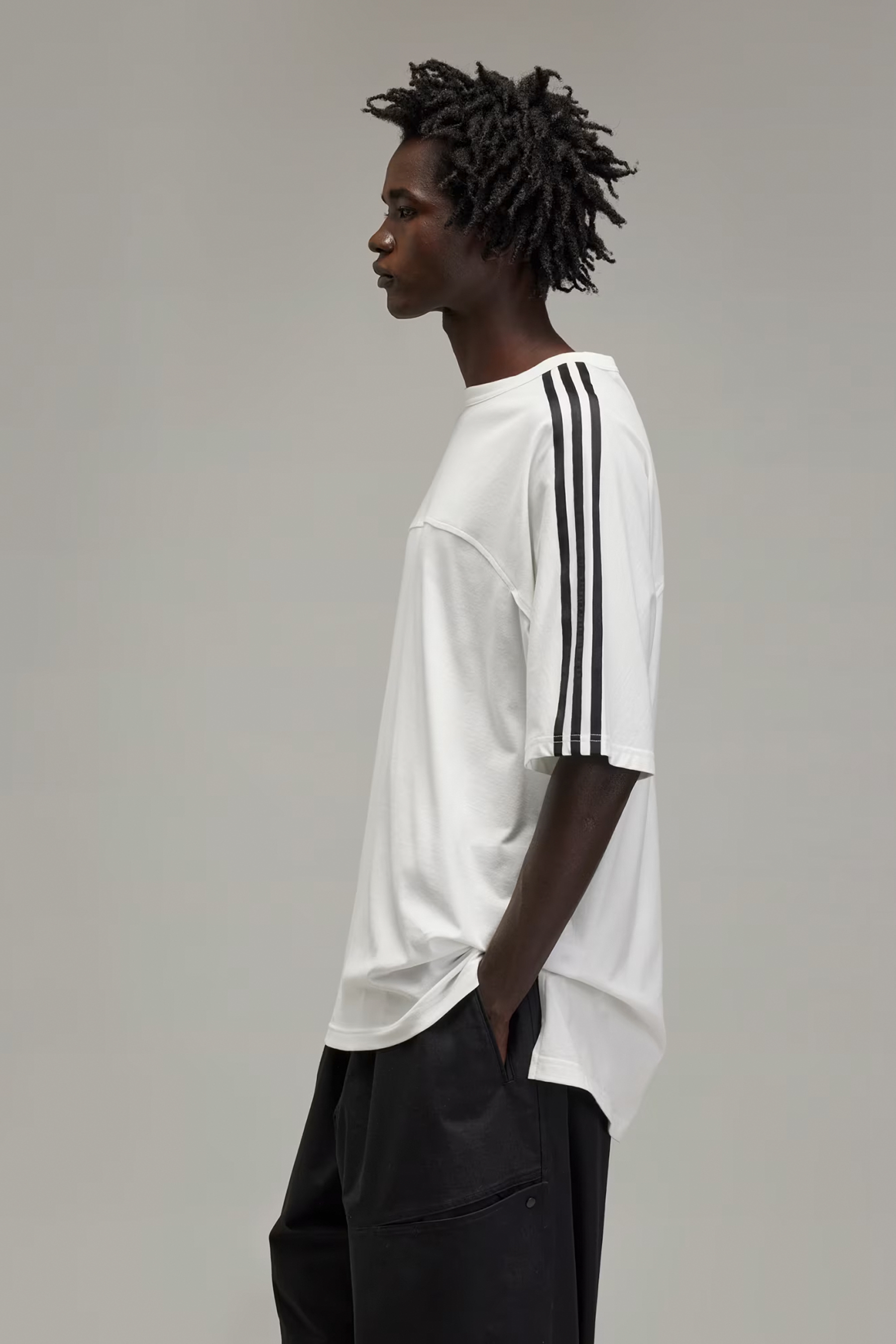 Y-3 3-Stripes Cotton Jersey T-Shirt