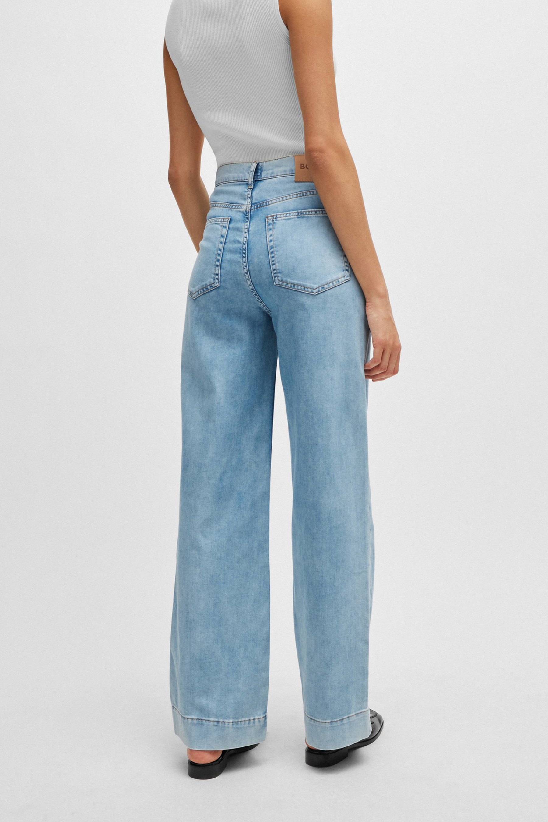 BOSS Organic Cotton Stretch Denim Jeans Marlene