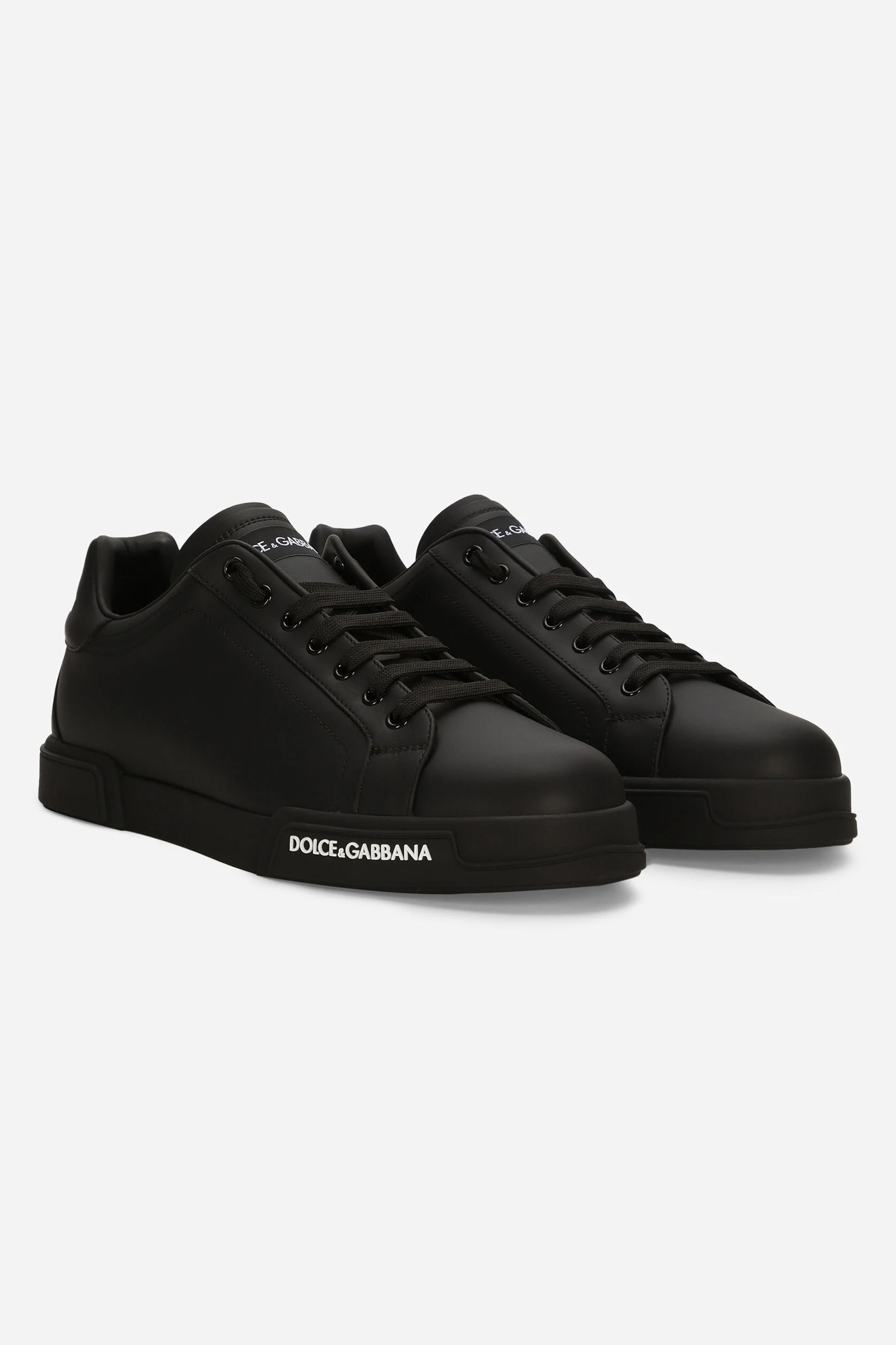 DOLCE & GABBANA Leather Sneakers Portifino Light