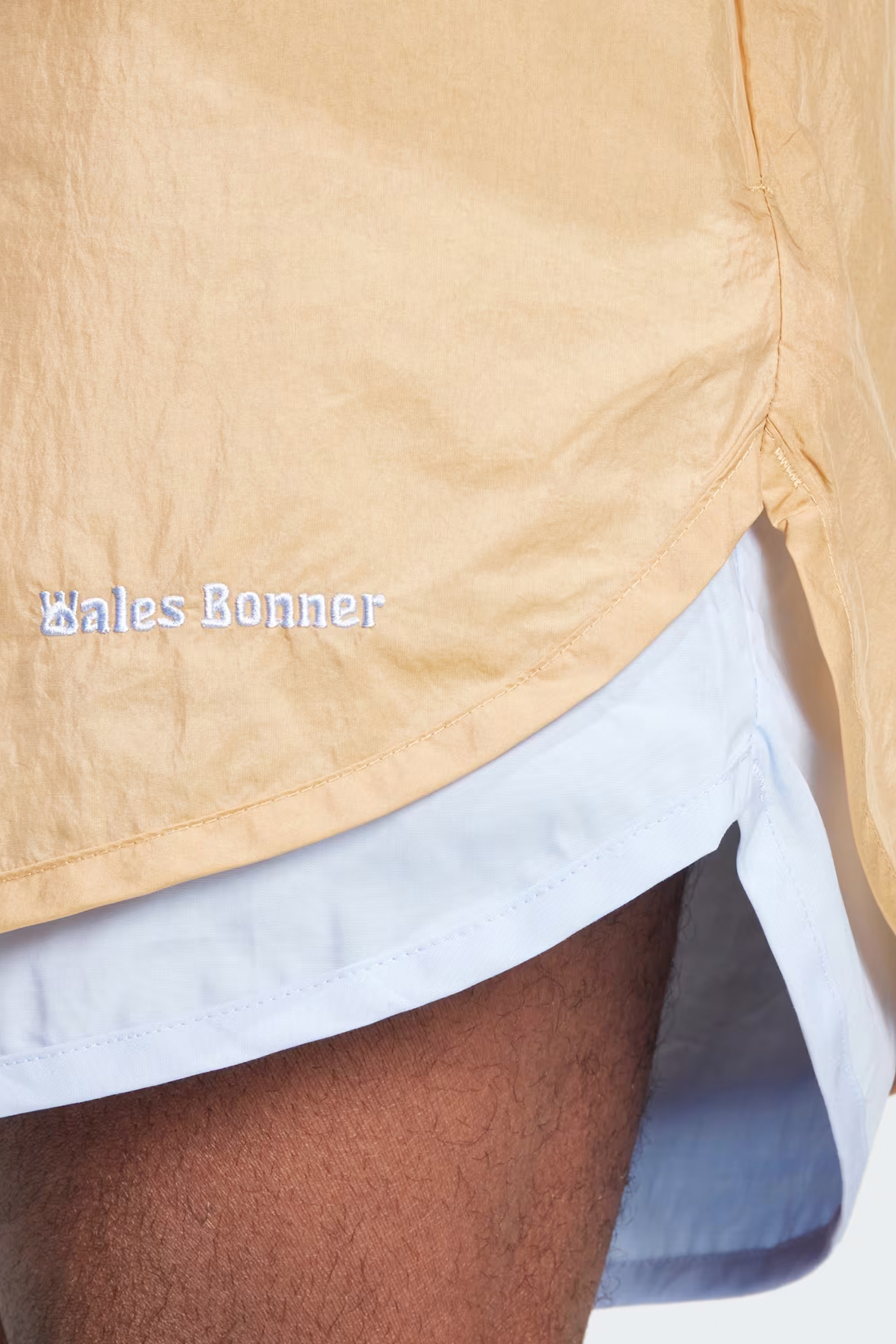 ADIDAS x Wales Bonner Recycled Nylon Layered Shorts