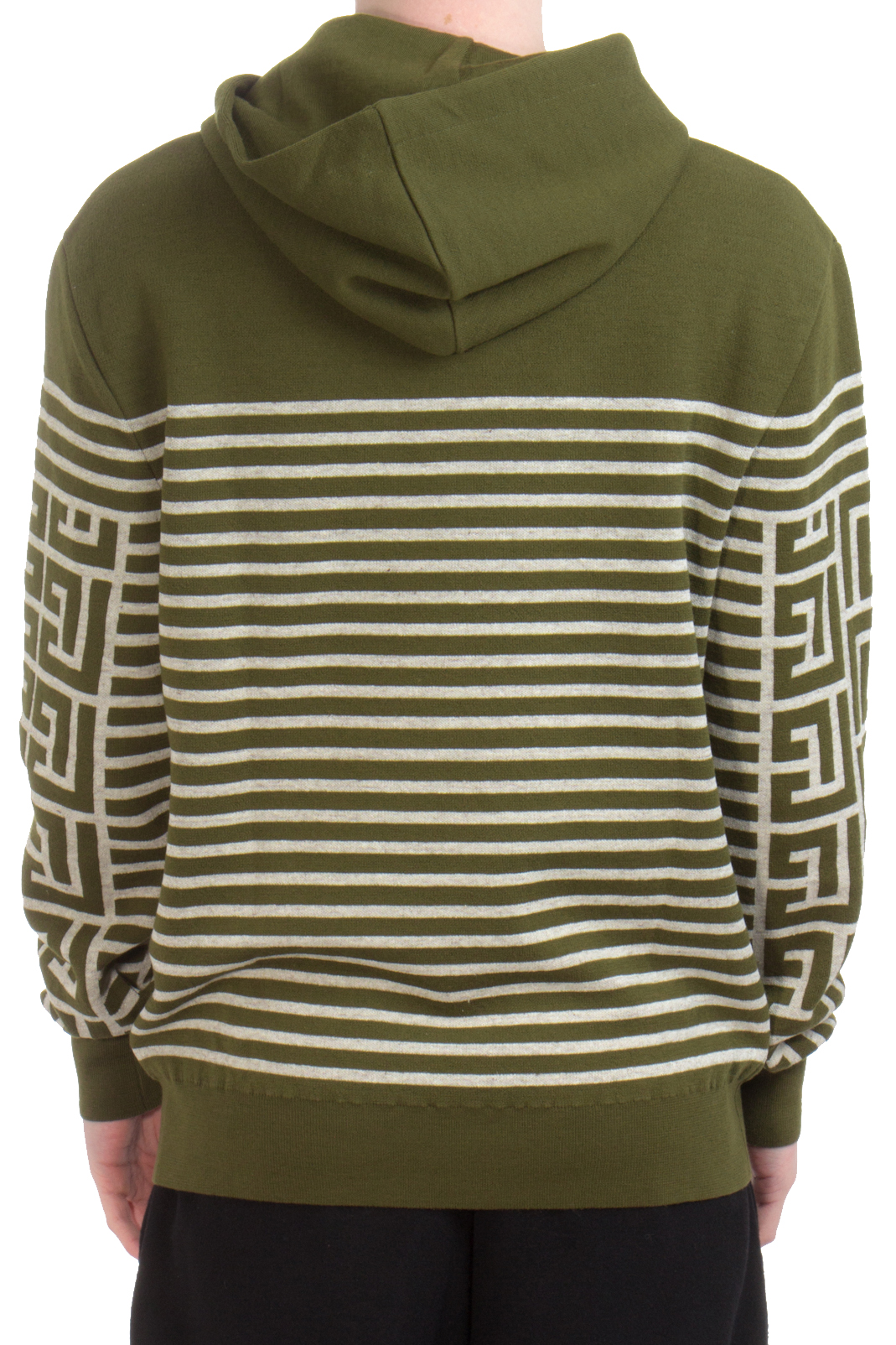  BALMAIN Knitted Monogramm Hoodie