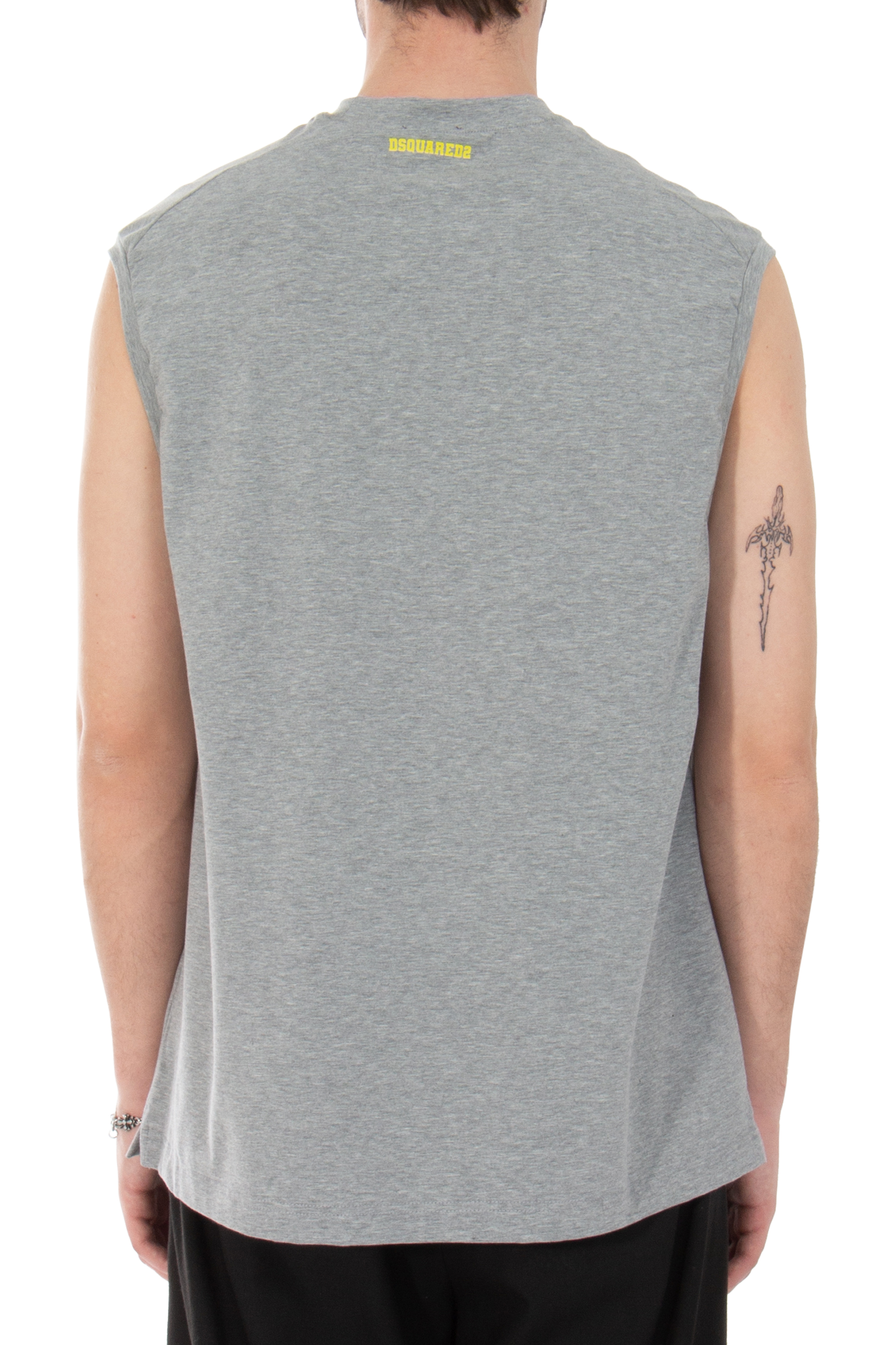 DSQUARED2 Technicolor Cotton Stretch Jersey Tank Top