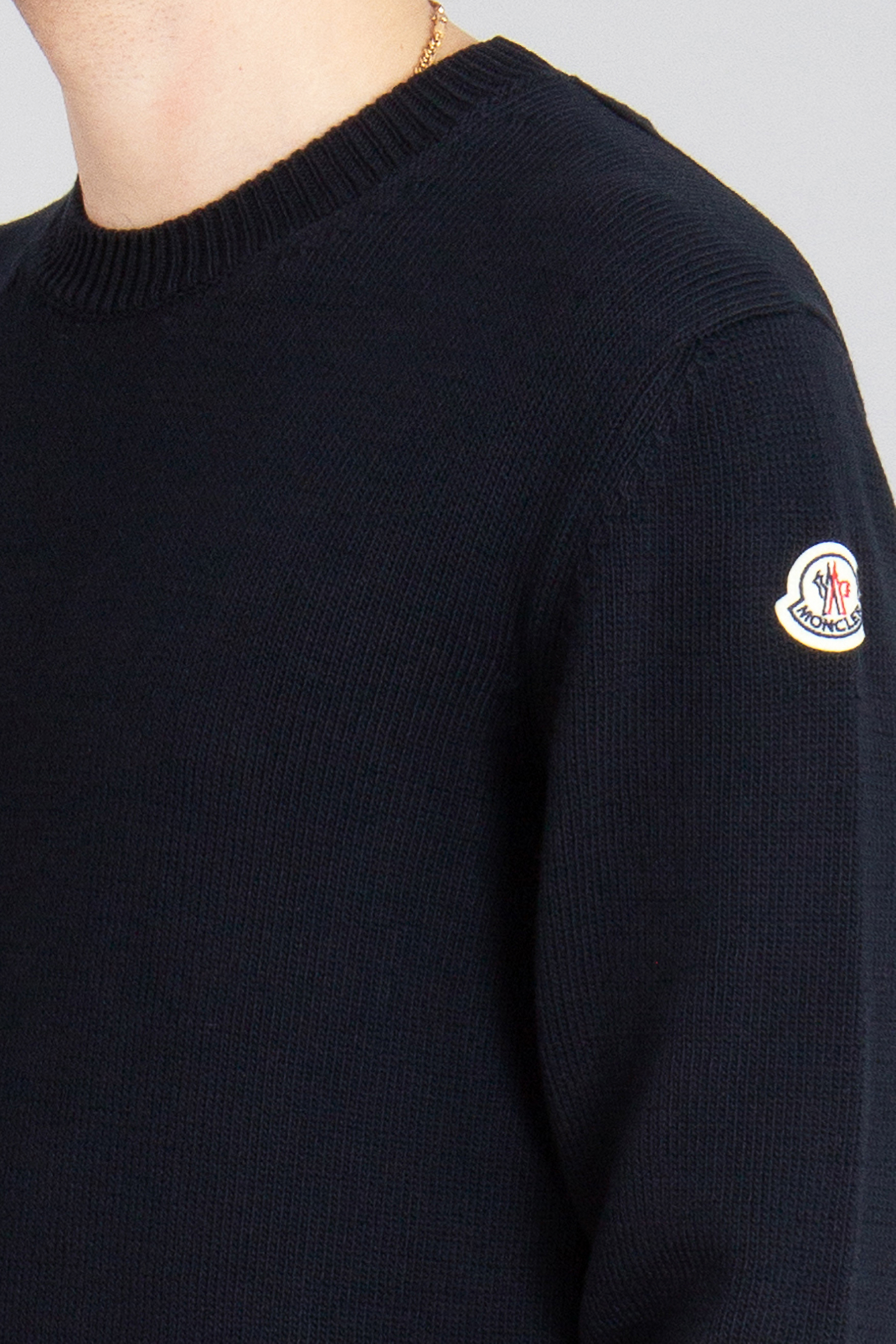 MONCLER Regular Fit Cotton Sweater