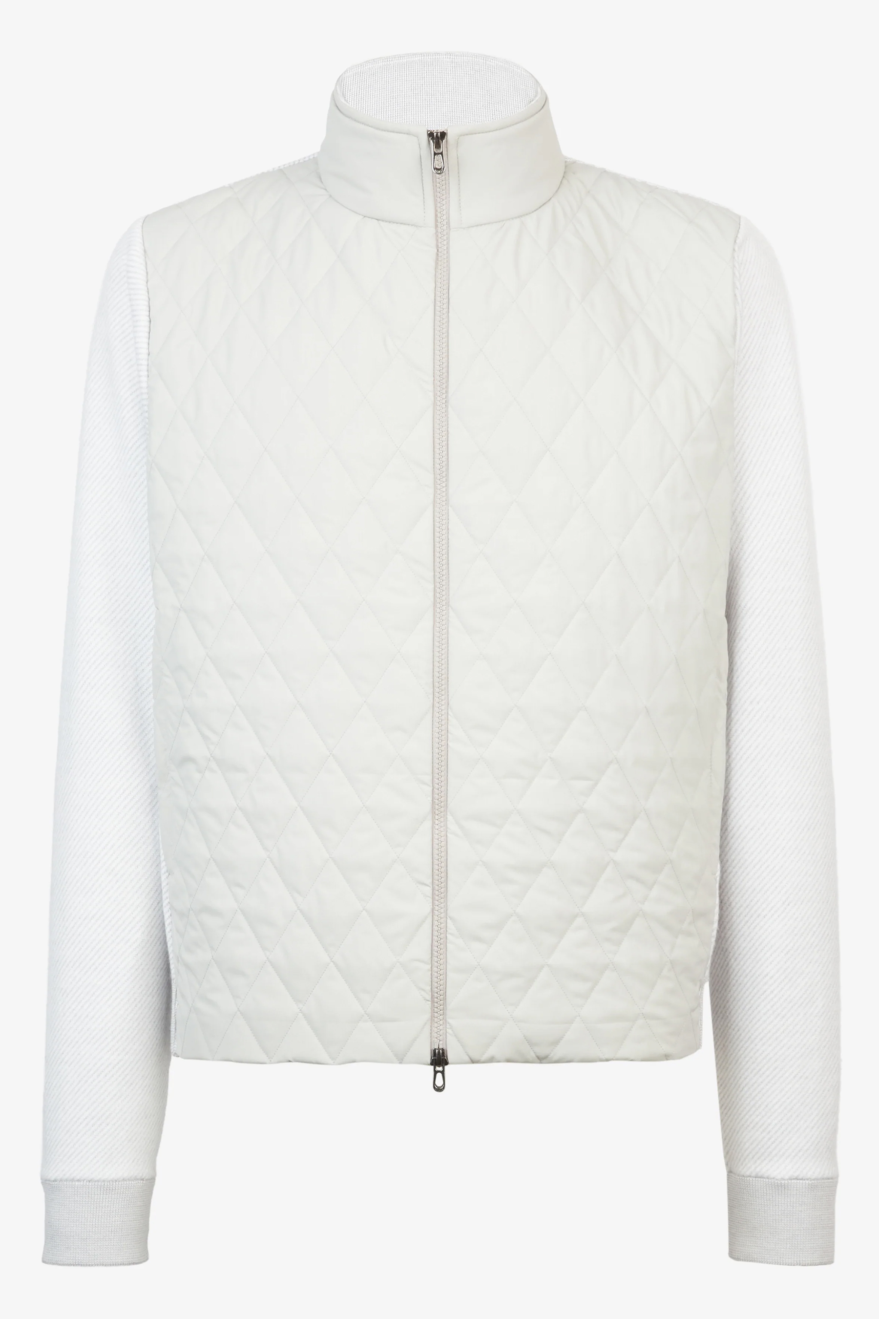 SEASE Padded Virgin Wool-Cashmere-Silk Cardigan