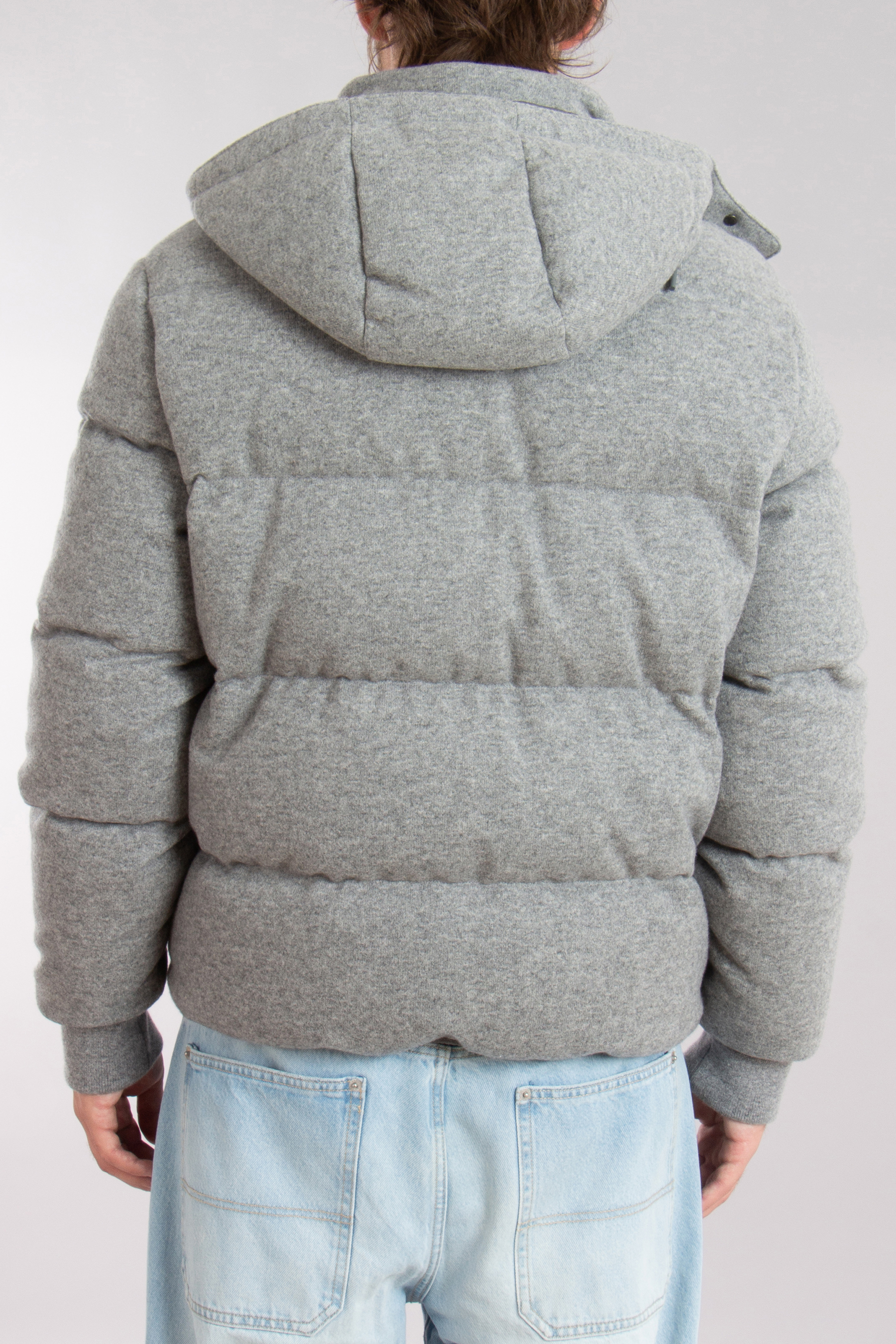 ZEGNA Hooded Oasi Cashmere Puffer Jacket Ghiaccio