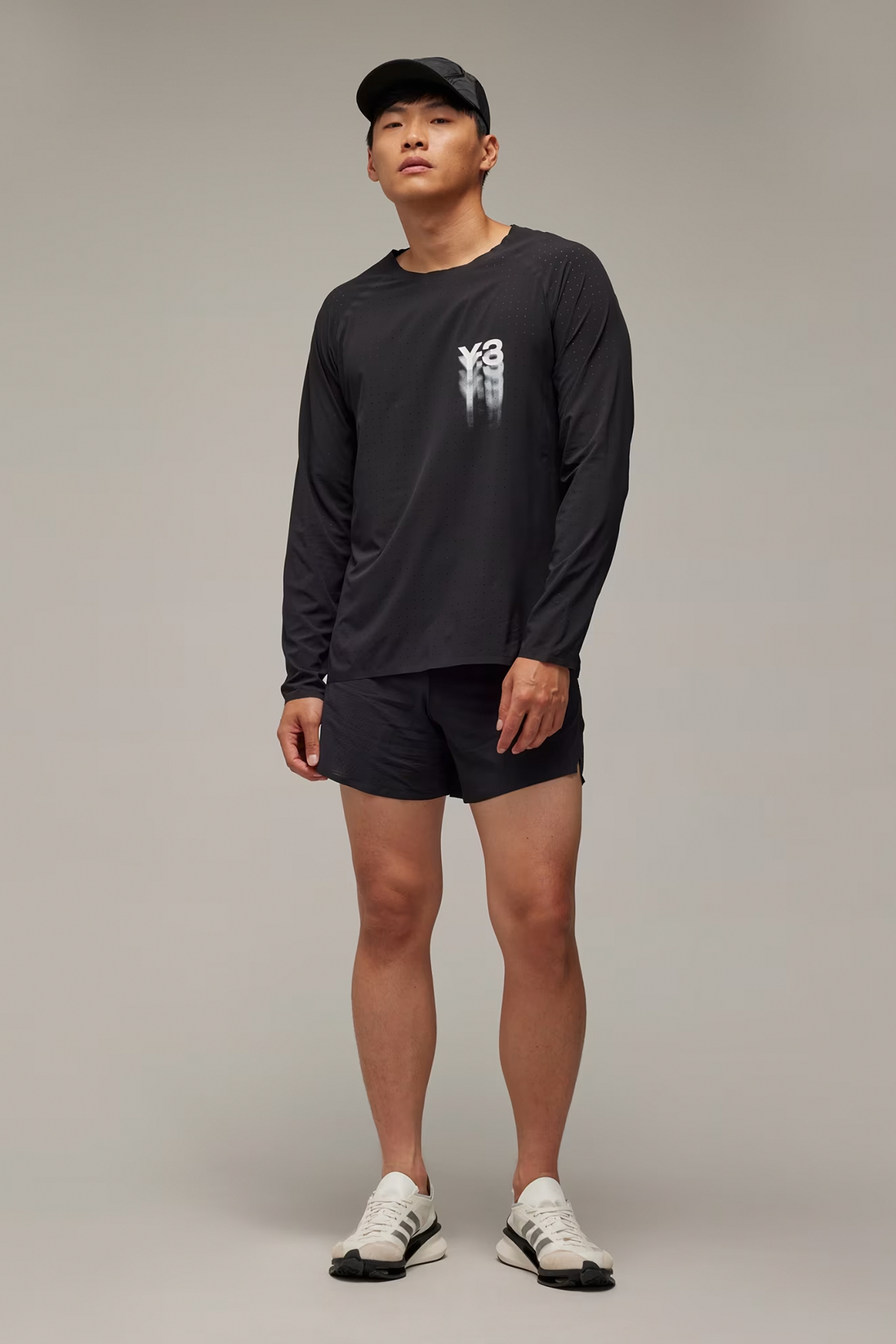 Y-3 Recycled Woven Stretch Running Long Sleeve T-Shirt