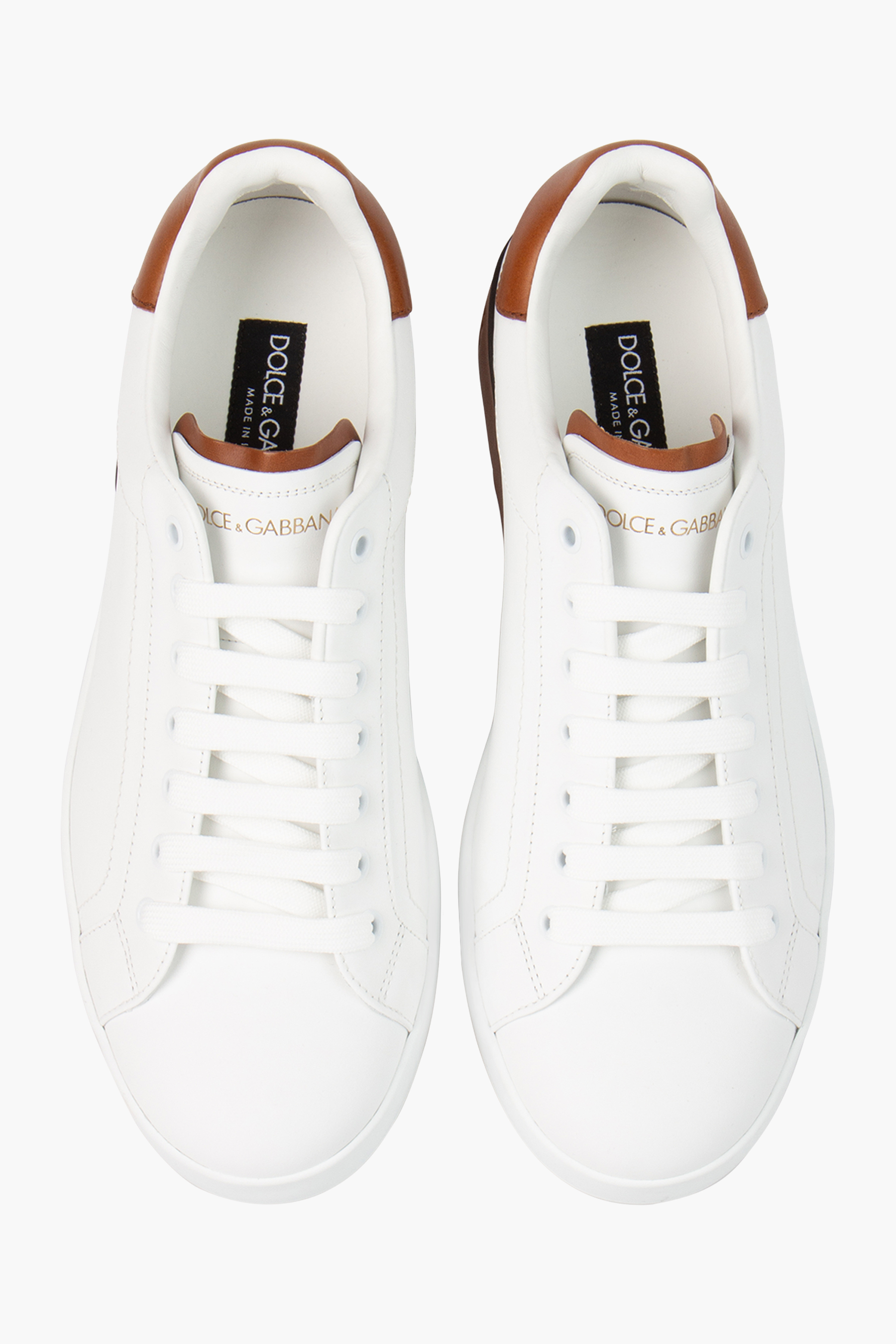 DOLCE & GABBANA Calf Leather Sneakers Portofino