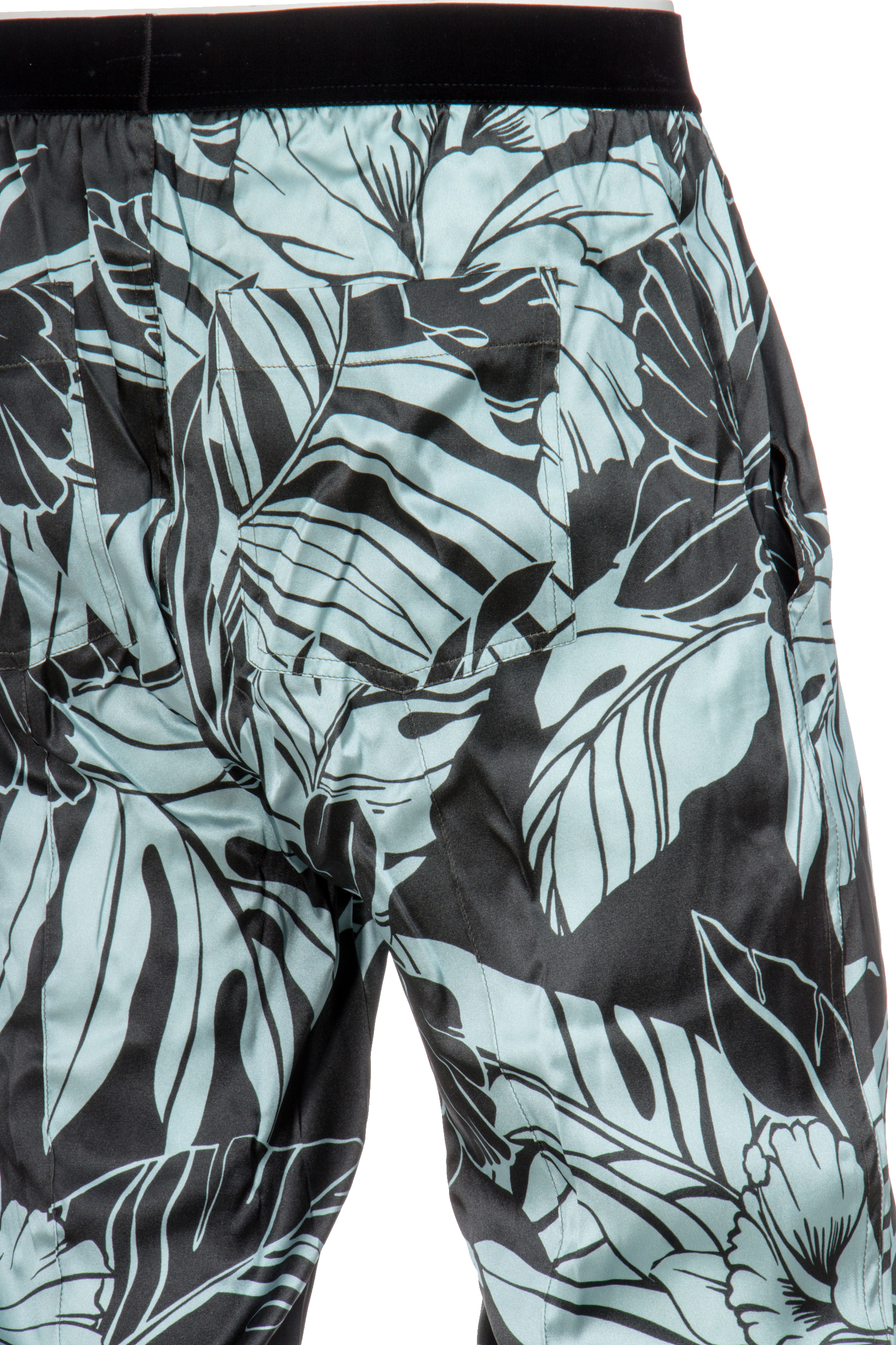 TOM FORD Hibiscus Print Silk Pajama Pants