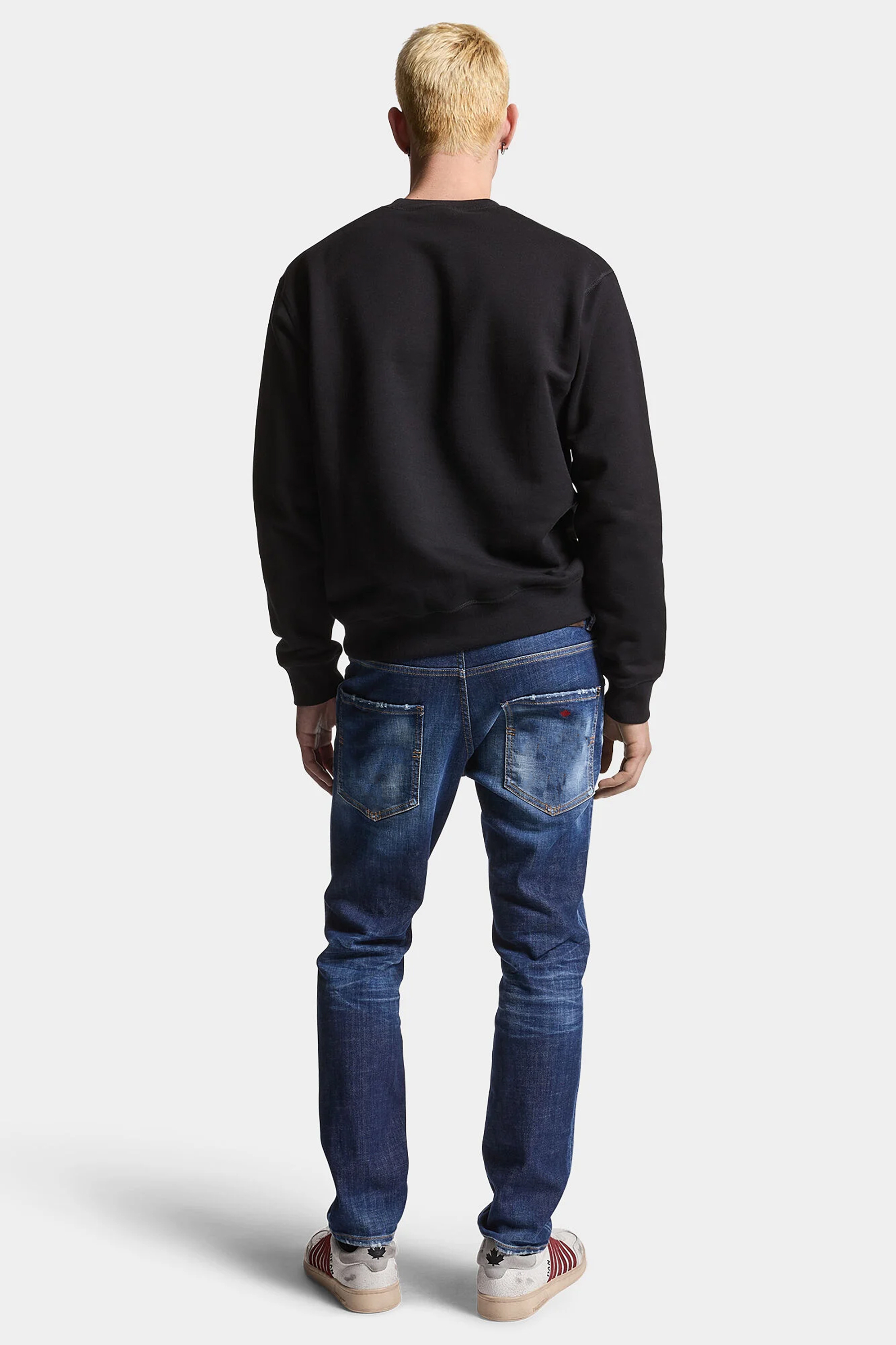 DSQUARED2 Dark Basic Wash Skater Jeans