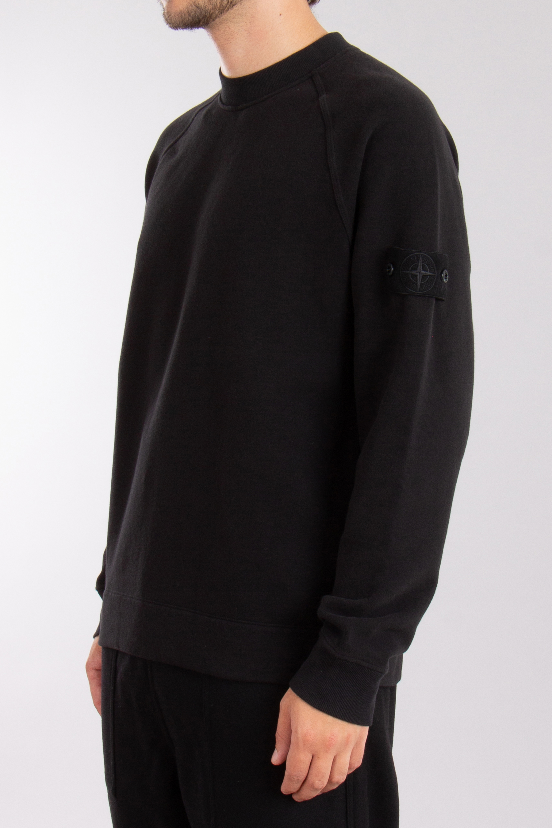 STONE ISLAND Ghost Piece Organic Cotton Stretch Sweatshirt